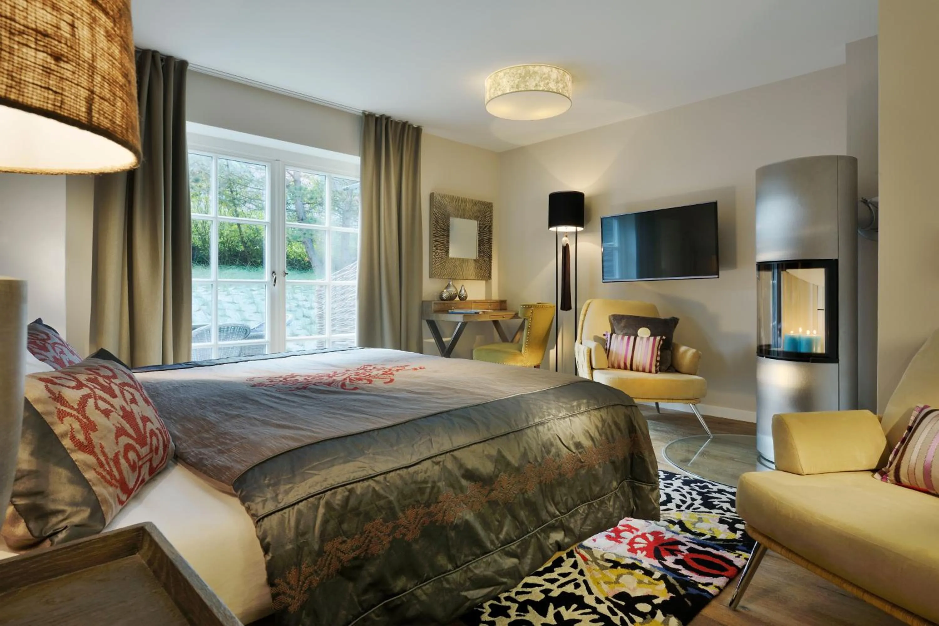 Bedroom, Bed in Hotel Duene