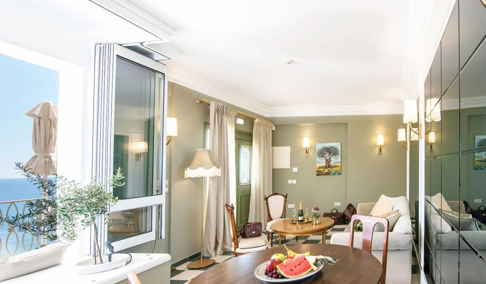 Living room in Irida Parga