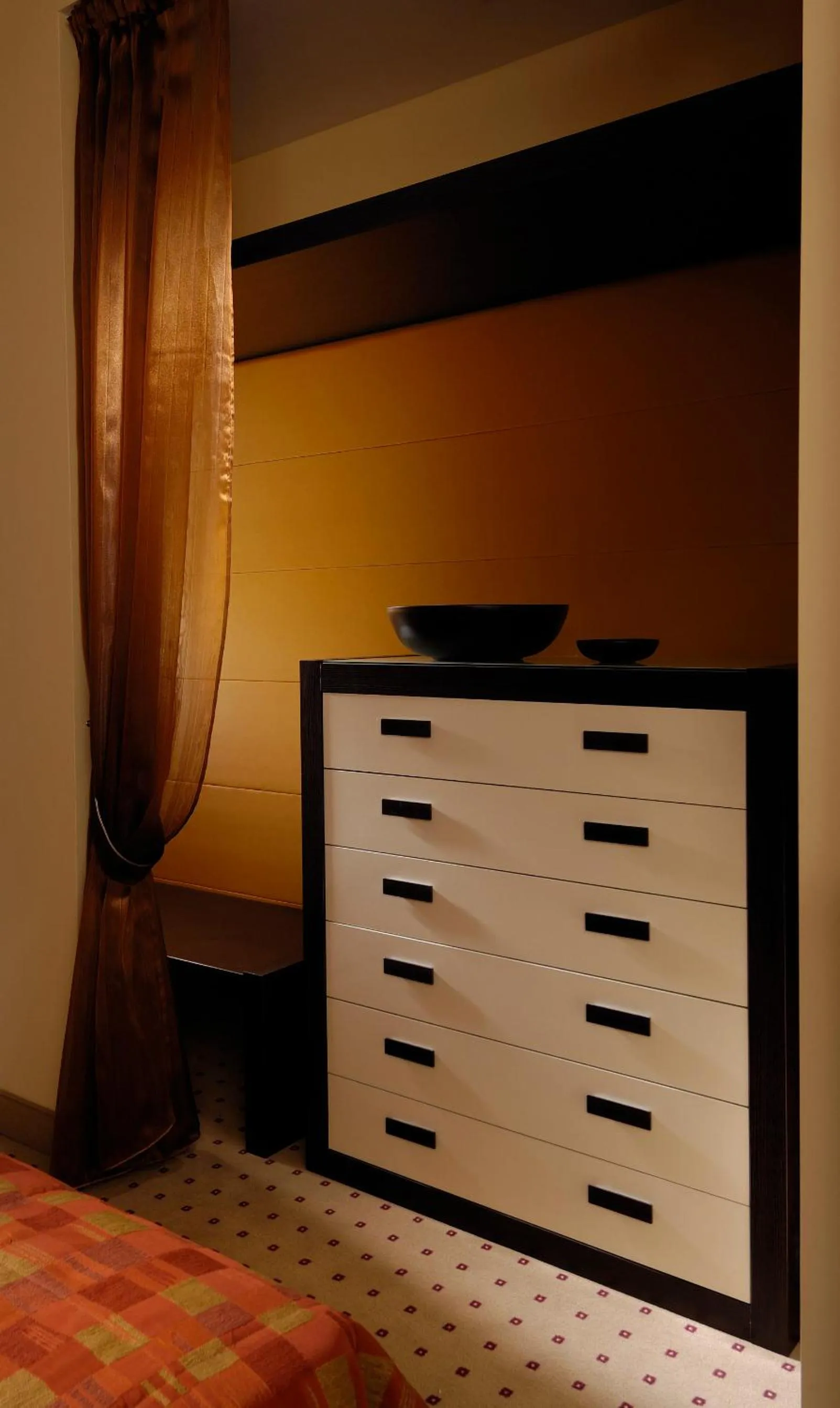 Decorative detail, Bed in Hotel La Cartiera