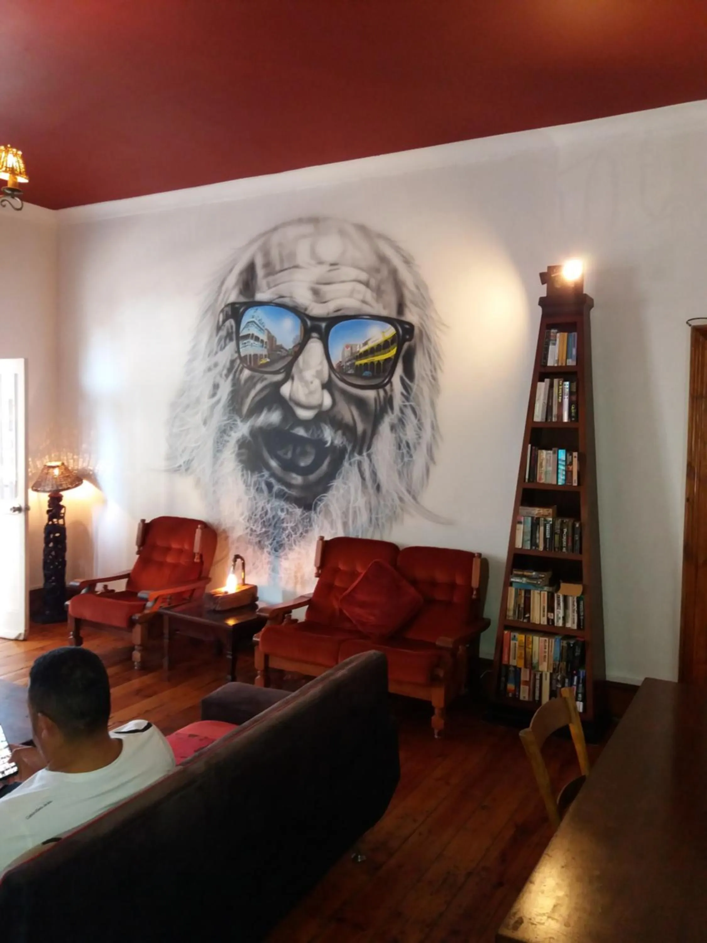 Living room in Urban Hive Backpackers