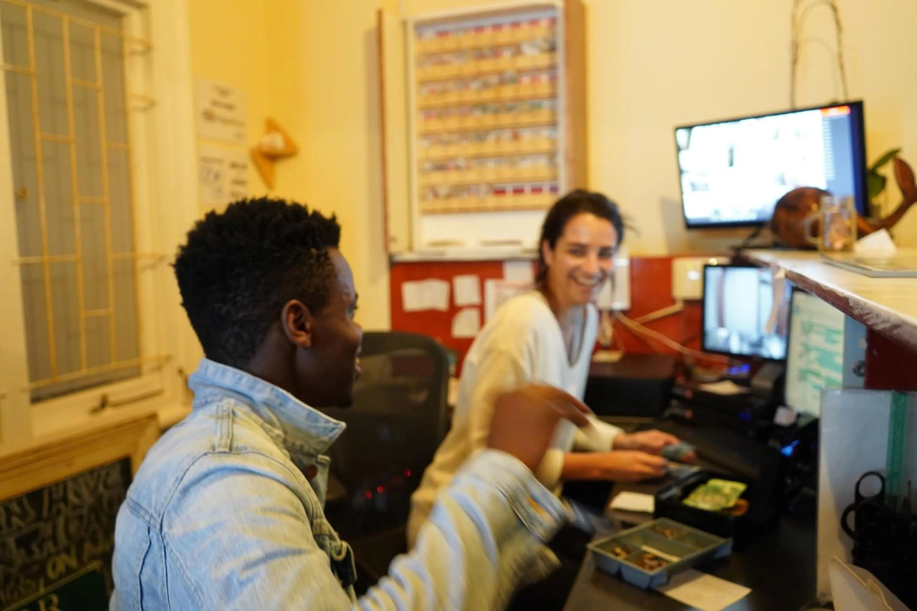 Staff in Urban Hive Backpackers