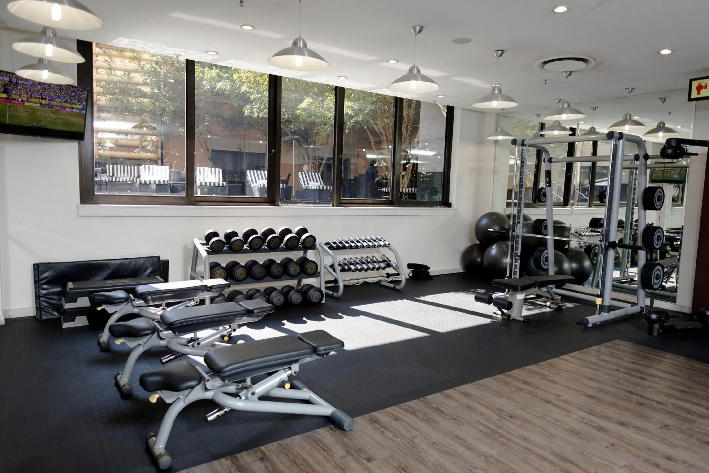 Fitness centre/facilities in DAVINCI Hotel on Nelson Mandela Square