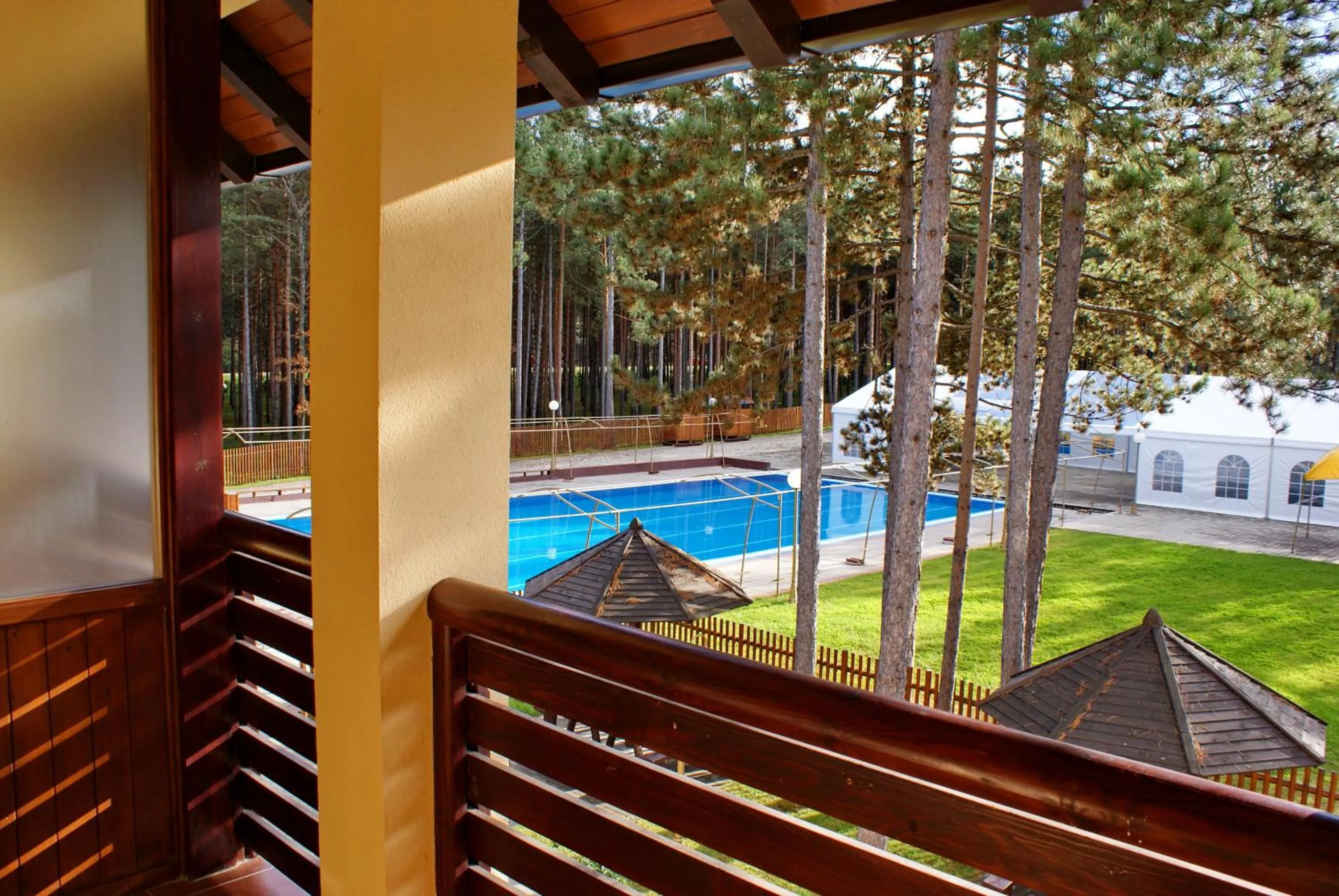 Balcony/Terrace in Hotel Zlatiborska Noc