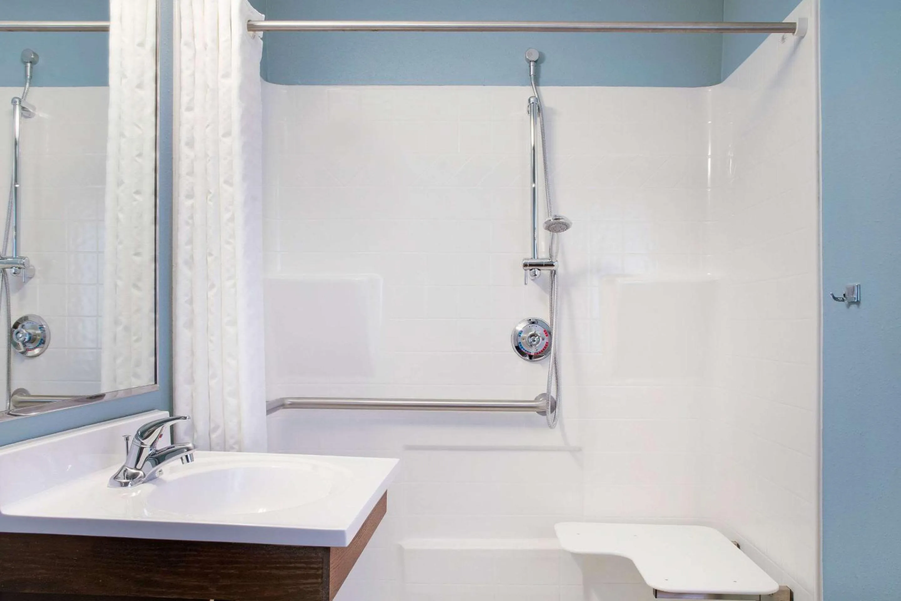 Bathroom in WoodSpring Suites Nashville Airport