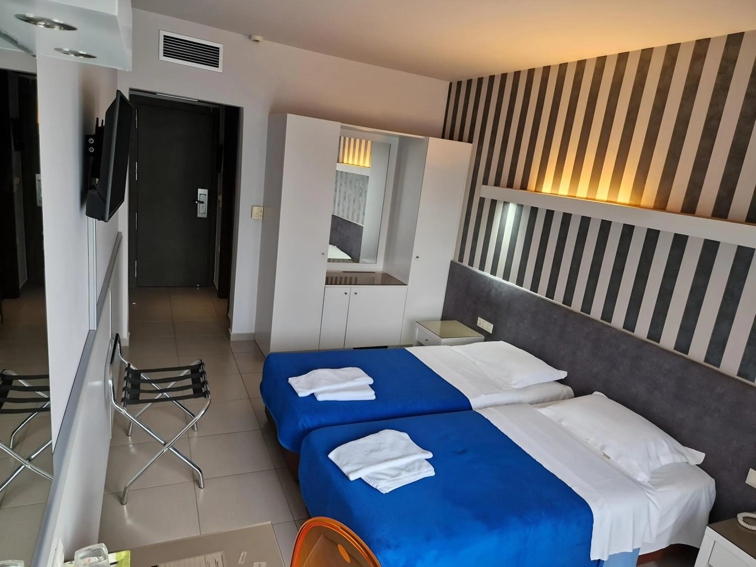 Bed in Kyridis Hotel