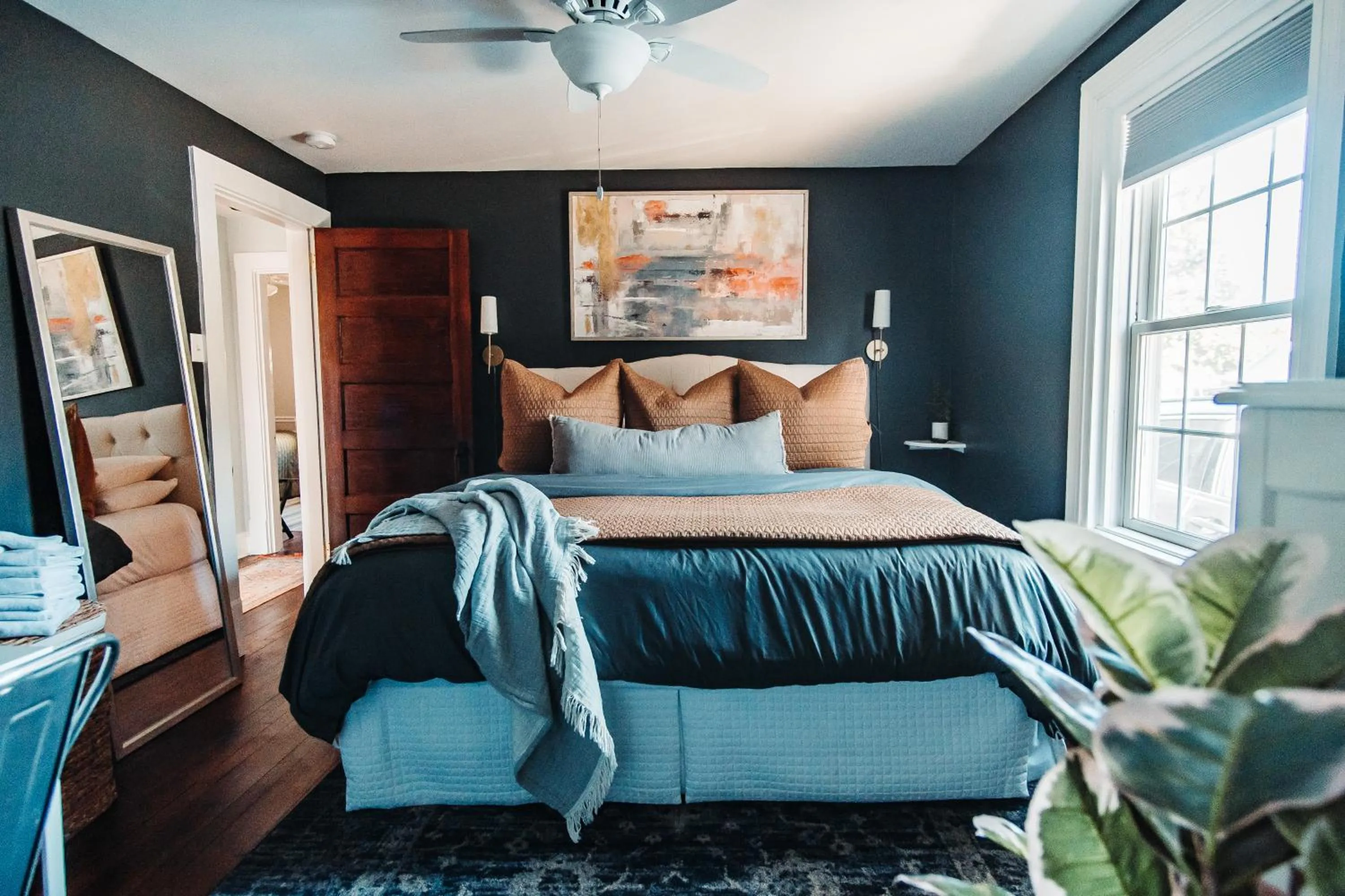 Bed in East Stevens Home