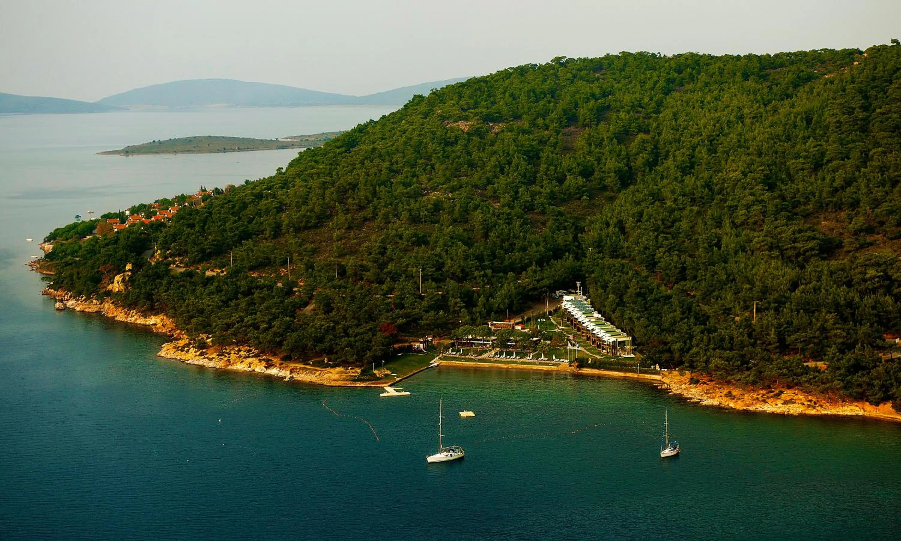 Bird's eye view in Ortunc Hotel - Cunda Island (Adult Only)
