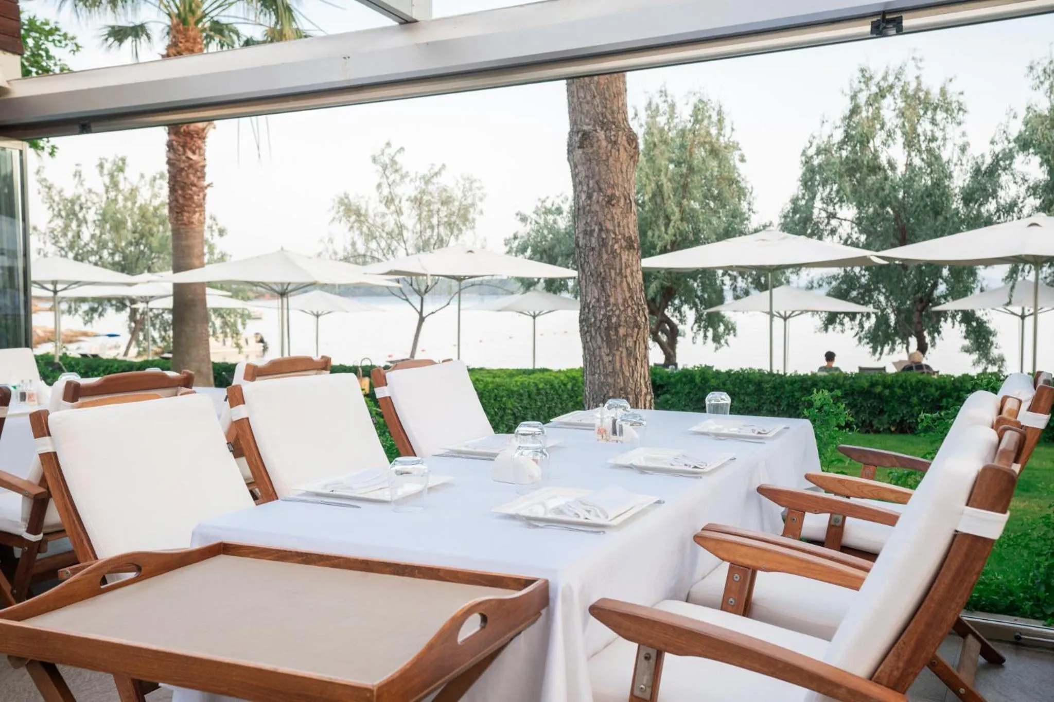 Restaurant/places to eat in Ortunc Hotel - Cunda Island (Adult Only)