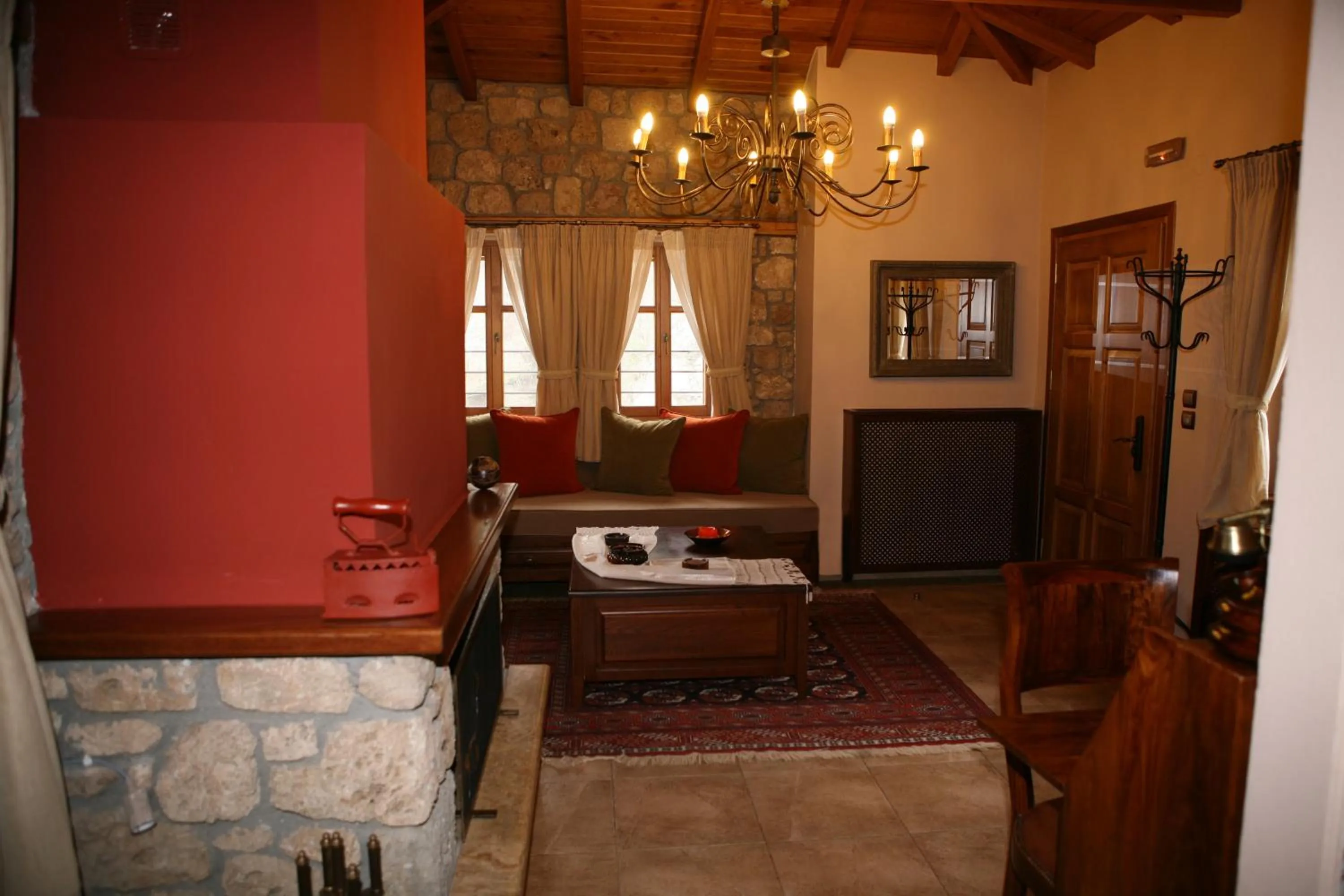 Living room in Roes Suites