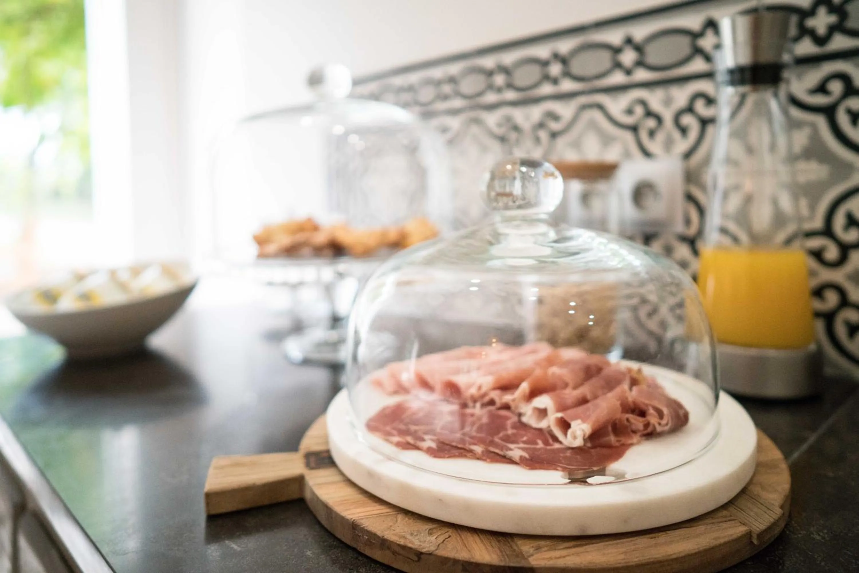 Continental breakfast in Domaine de Saint Clair