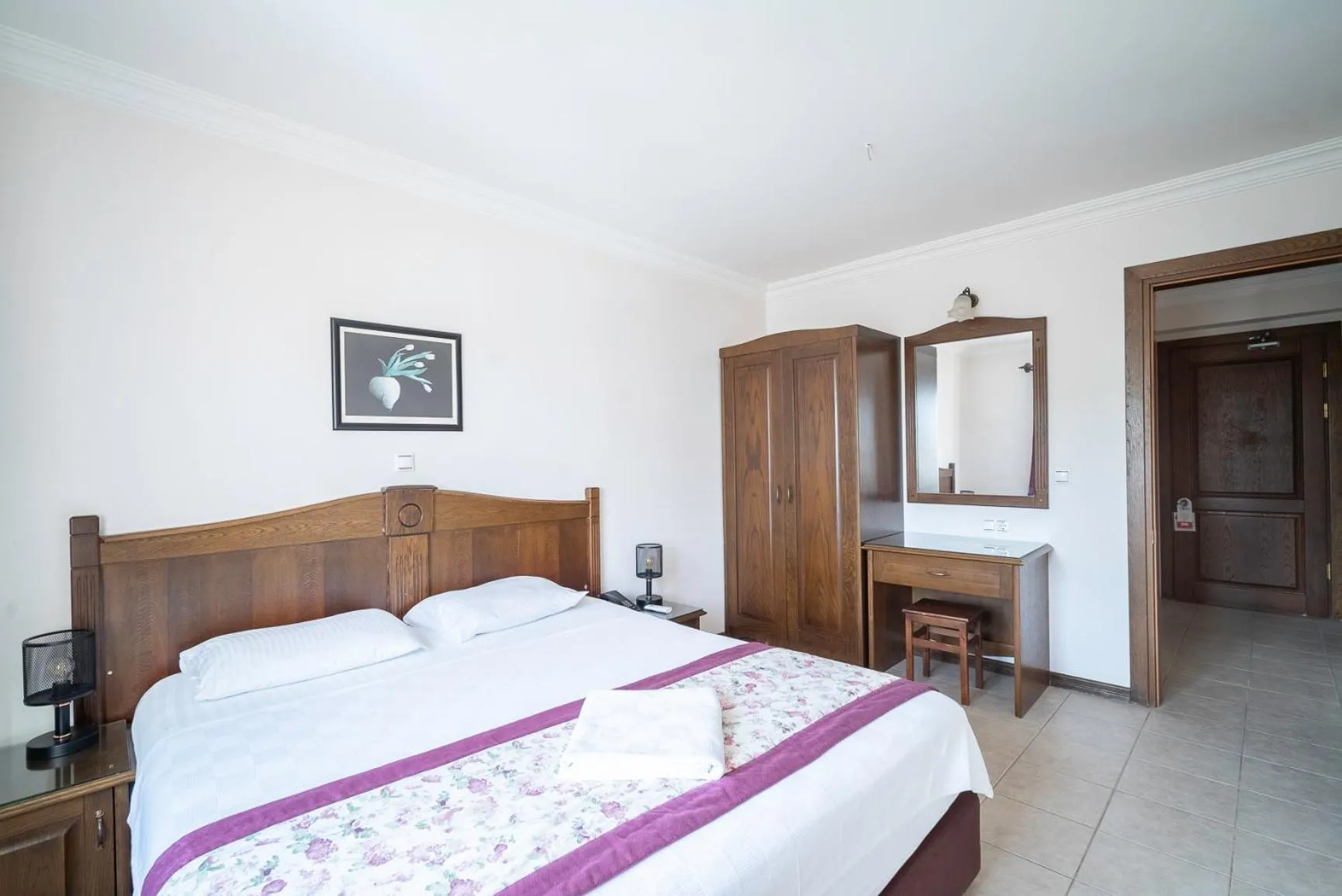 Bed in Fora Apart Hotel