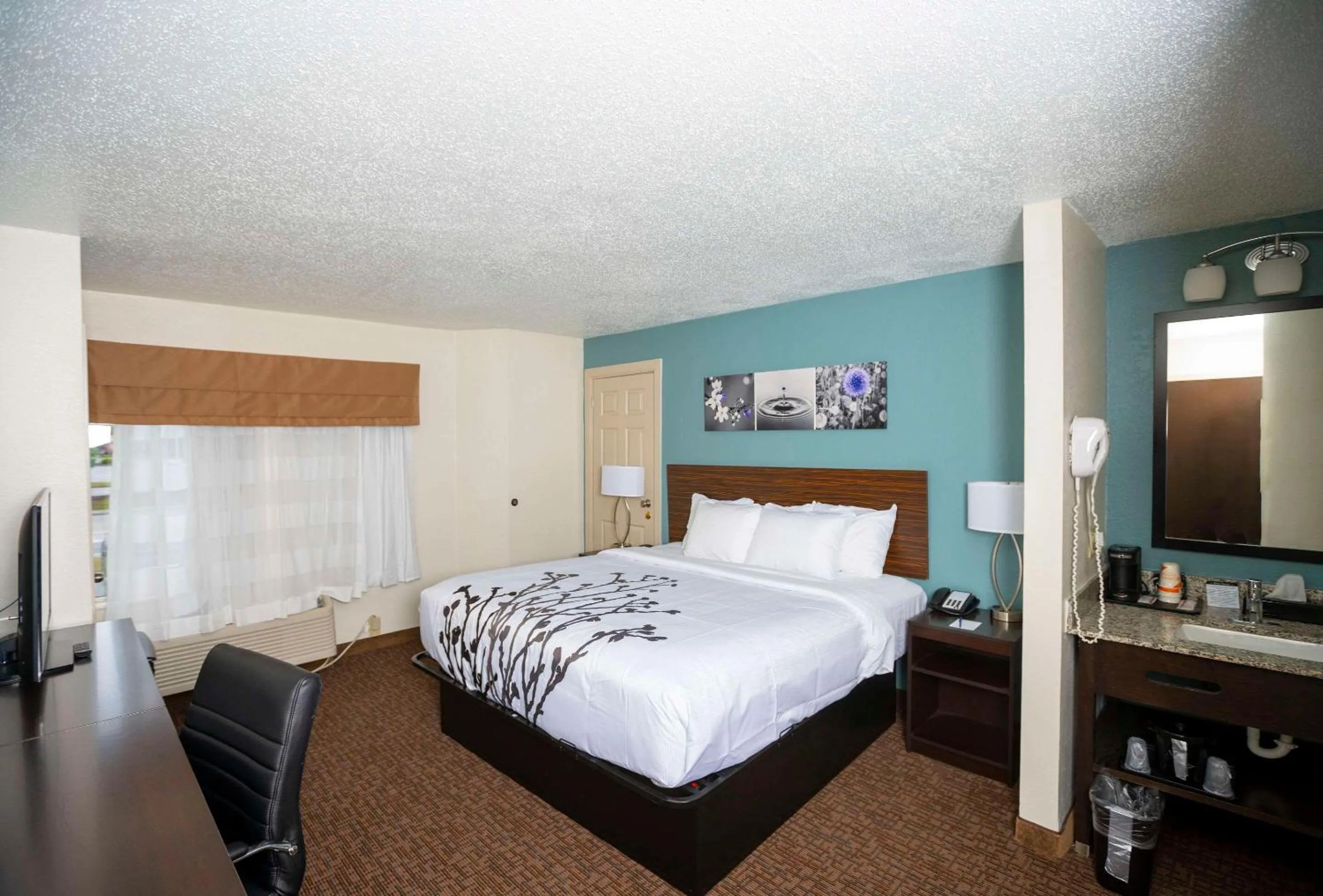 Bedroom, Bed in Sleep Inn Myrtle Beach near Outlets