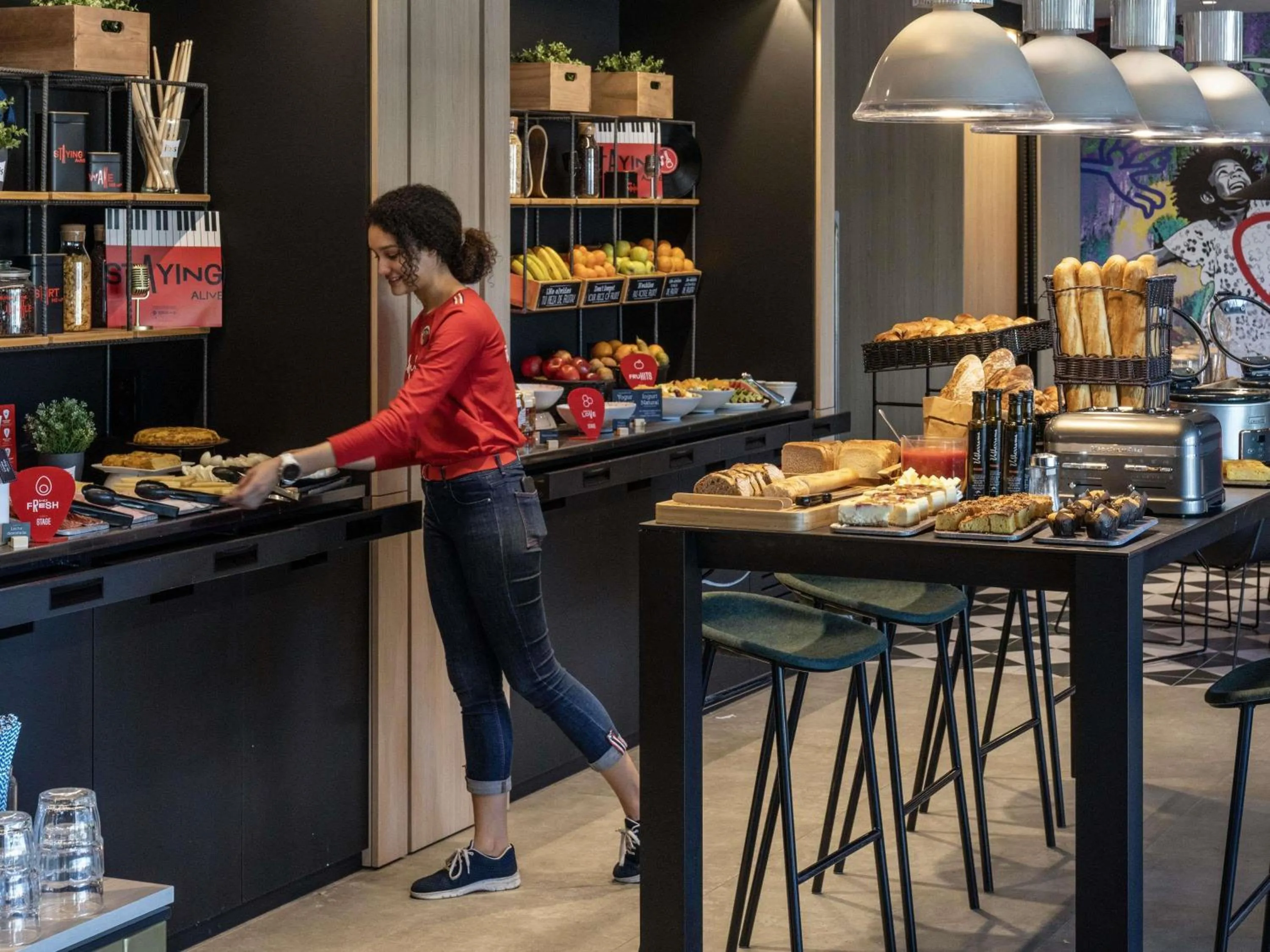 Breakfast in Ibis Barcelona Aeropuerto Viladecans