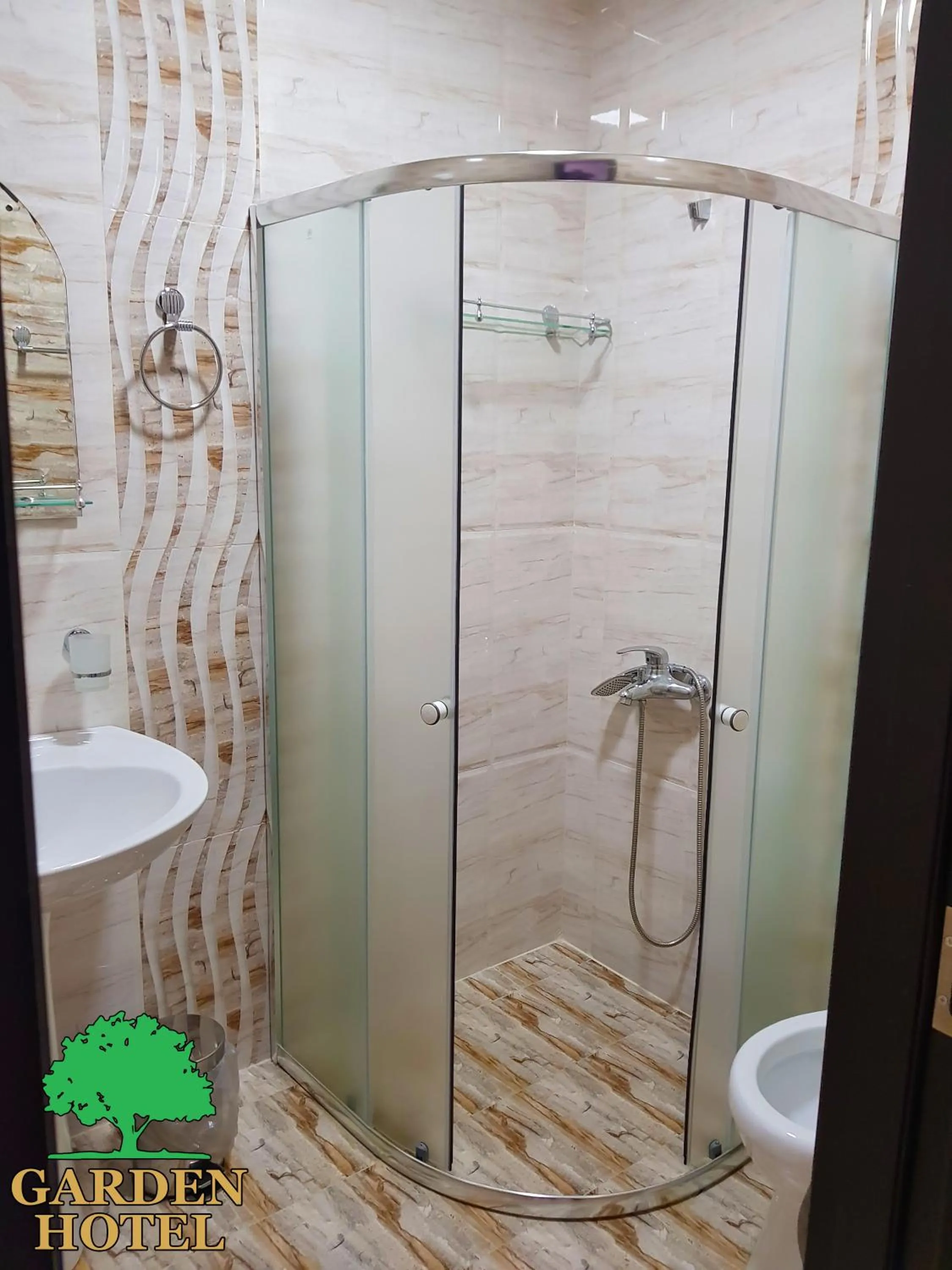 Bathroom in Garden Hotel