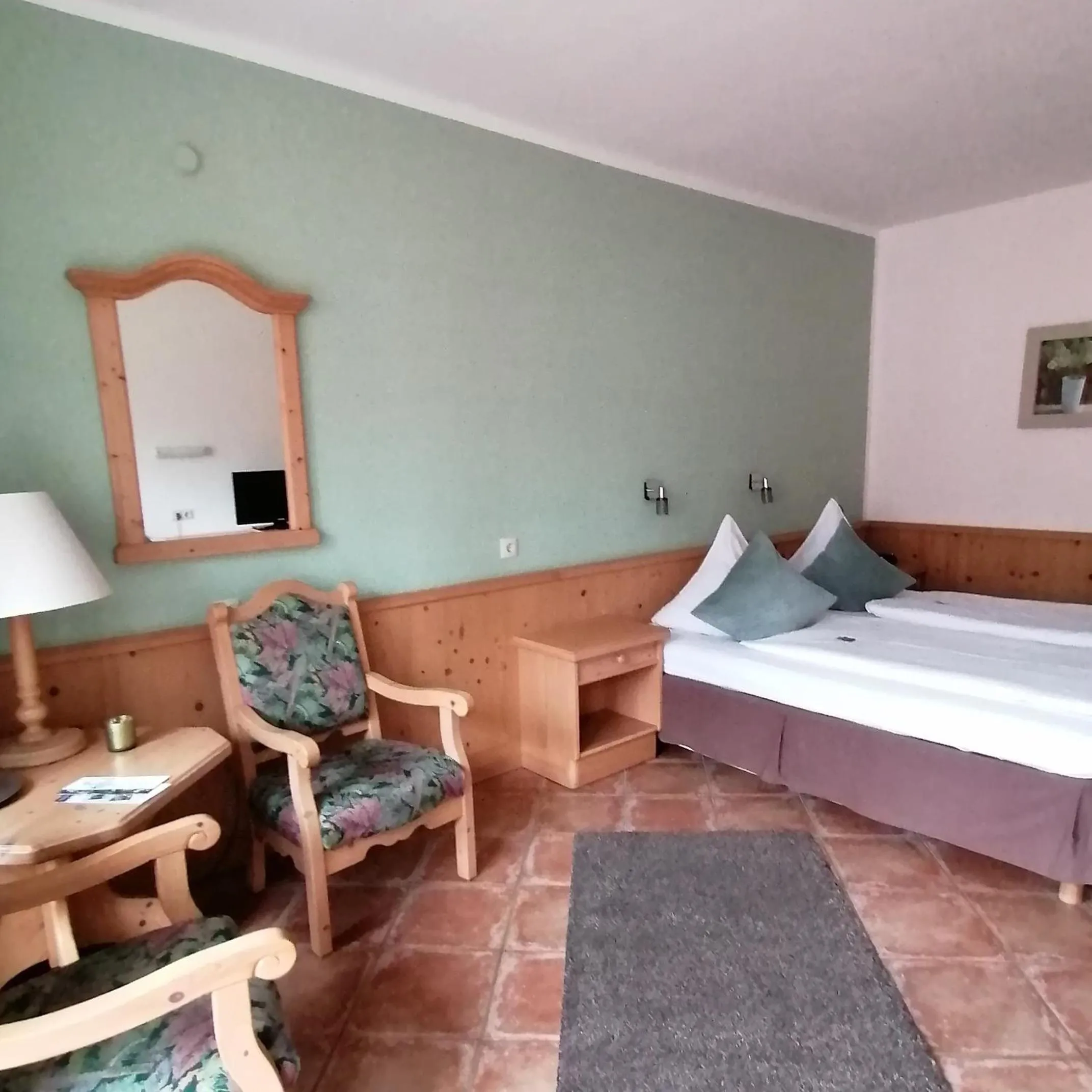 Bed in Hotel Farchauer Mühle