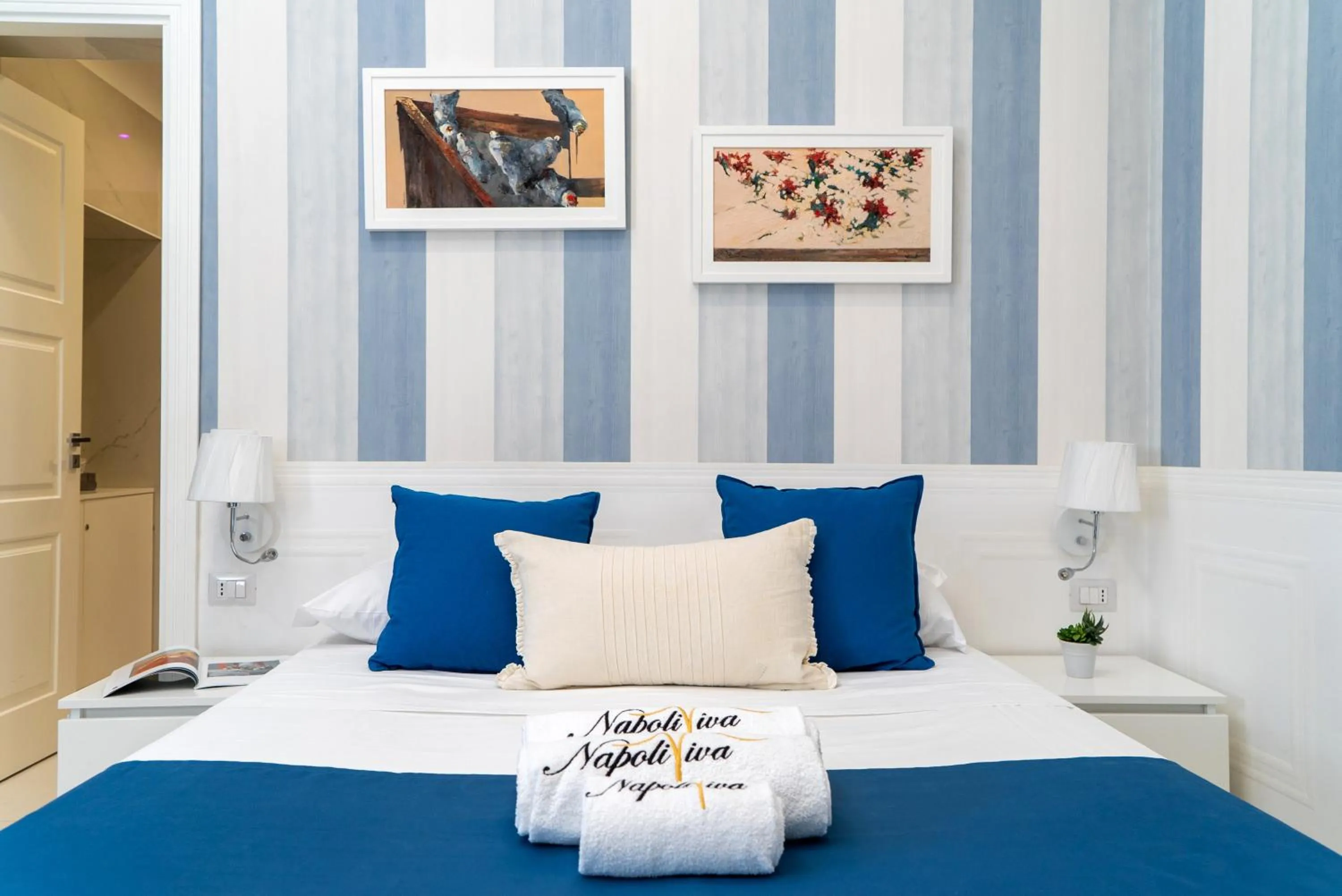 Bed in Napoliviva Bovio