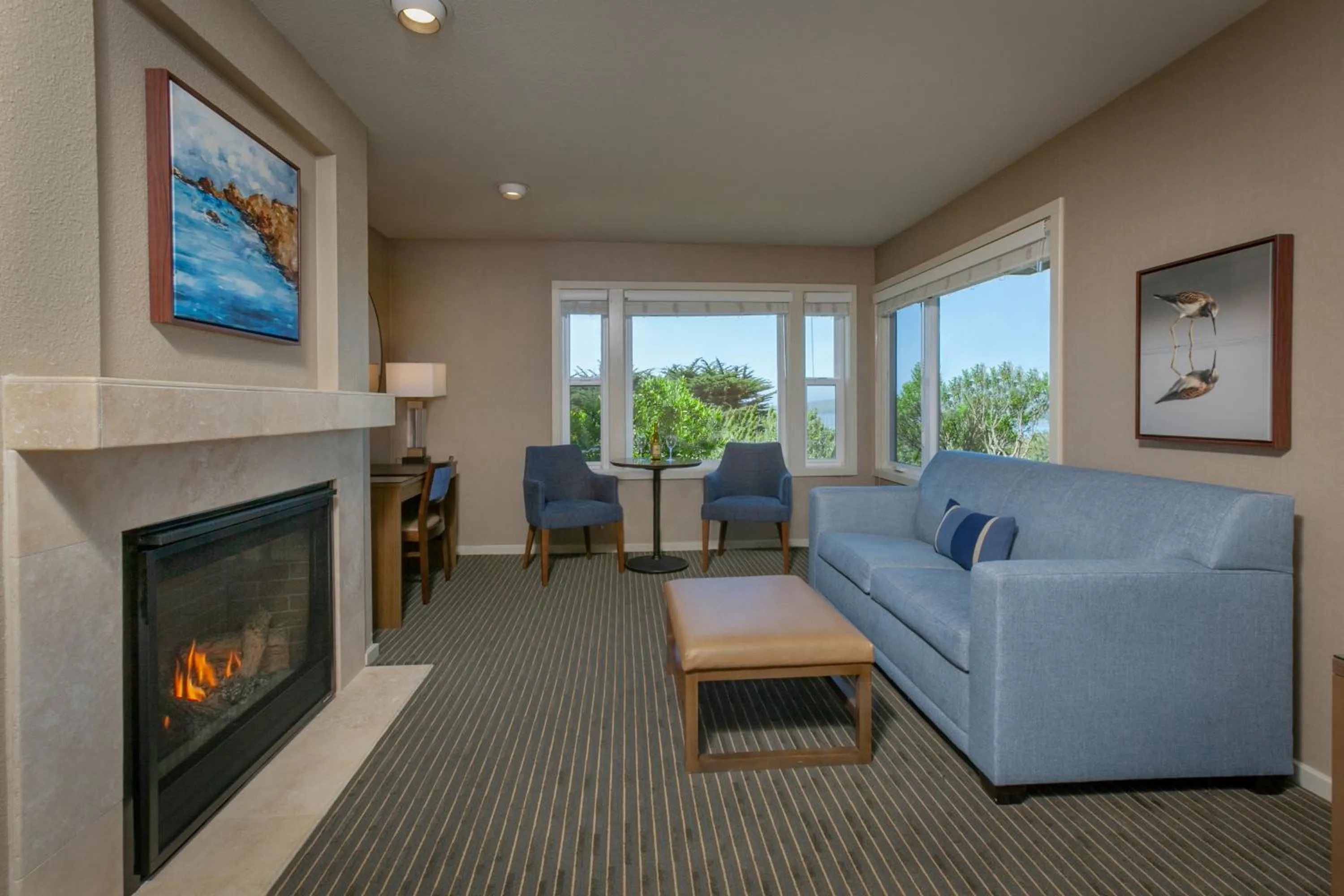 Seating area in The Inn at the Tides