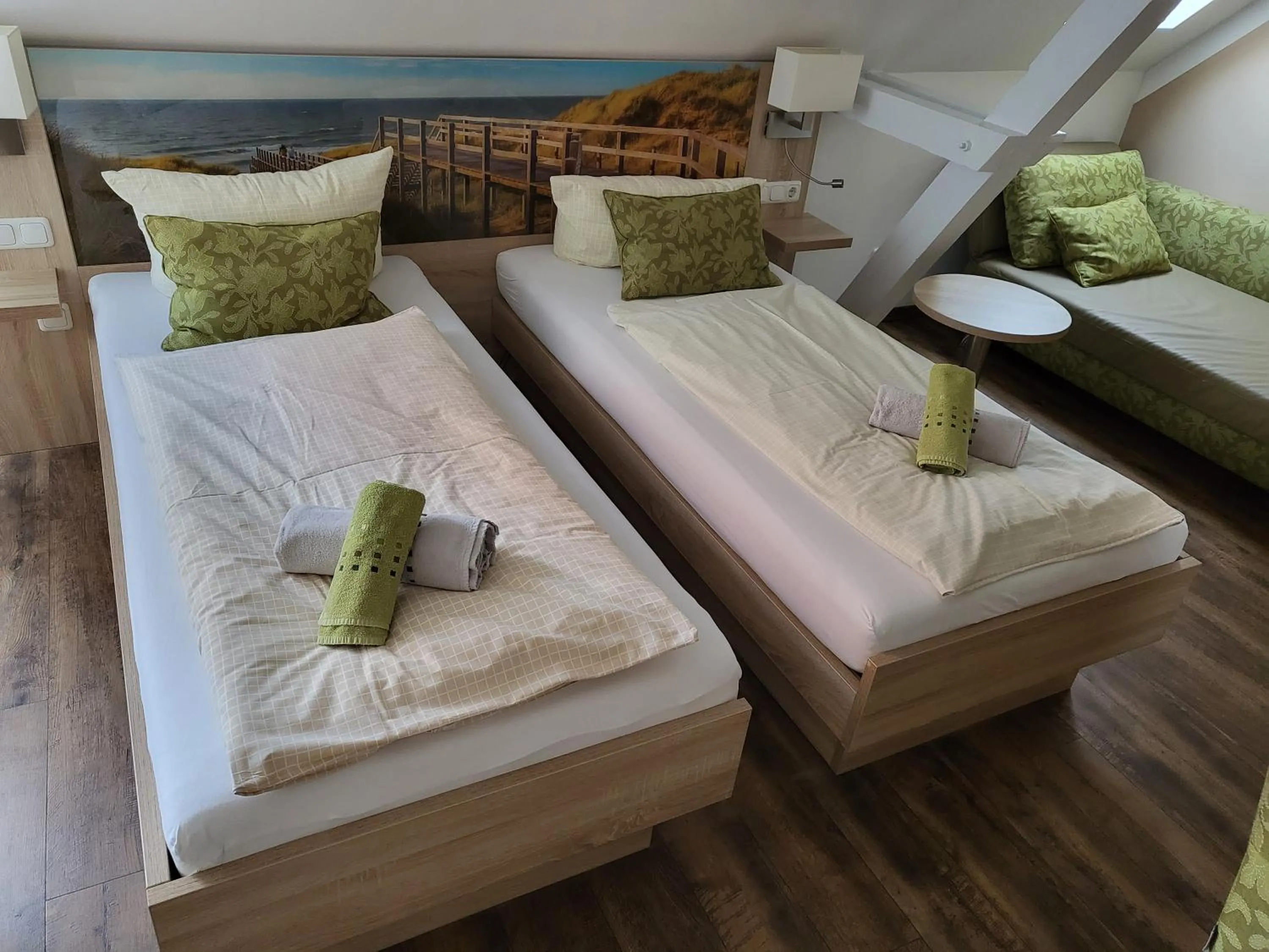 Bed in Hotel Pension Am Hafen