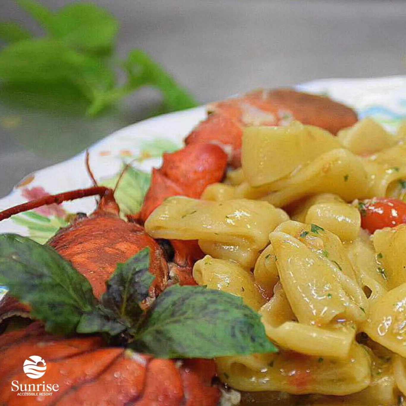 Lunch in Sunrise Accessible Resort