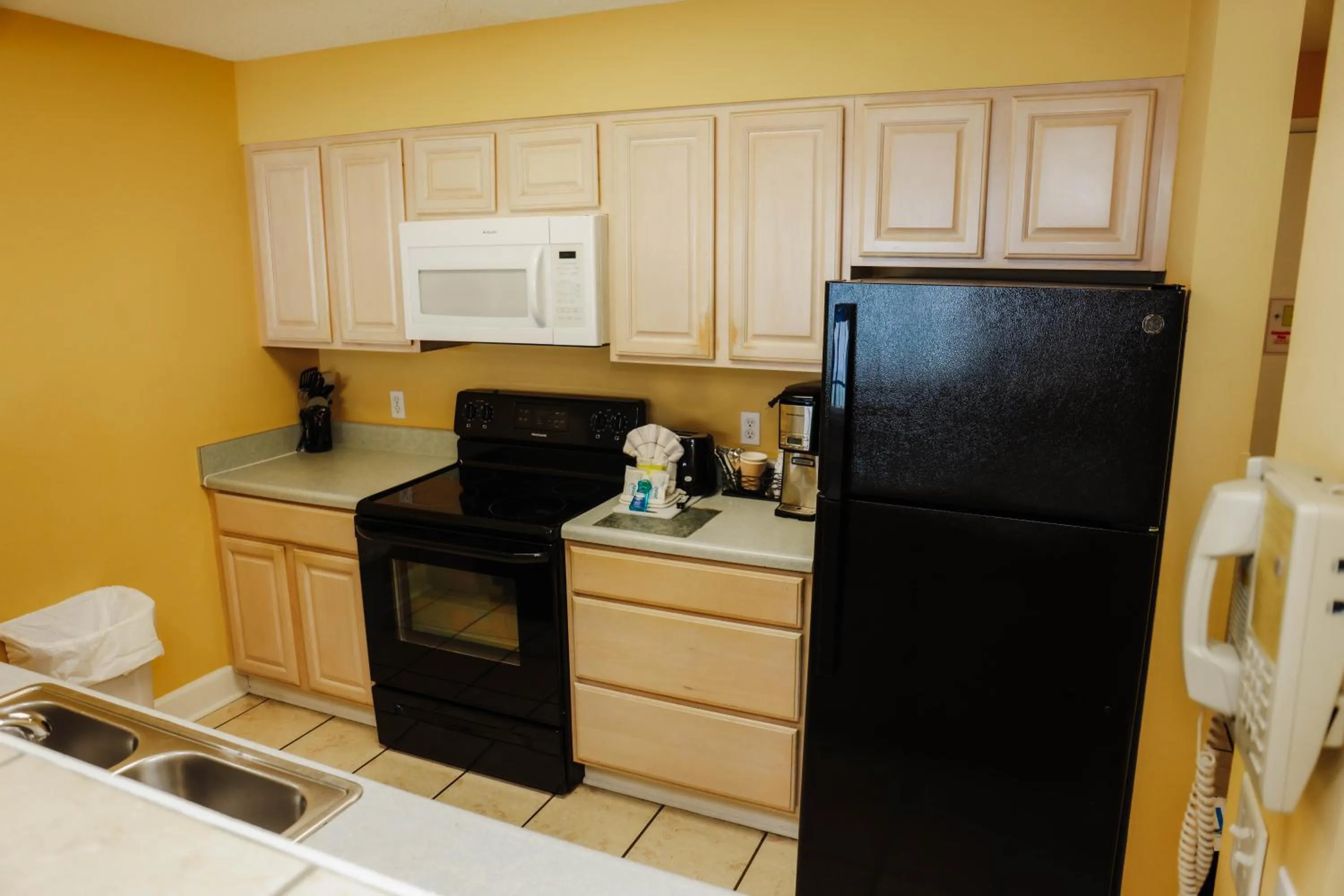 kitchen in Ocean Club Resort Myrtle Beach a Ramada by Wyndham