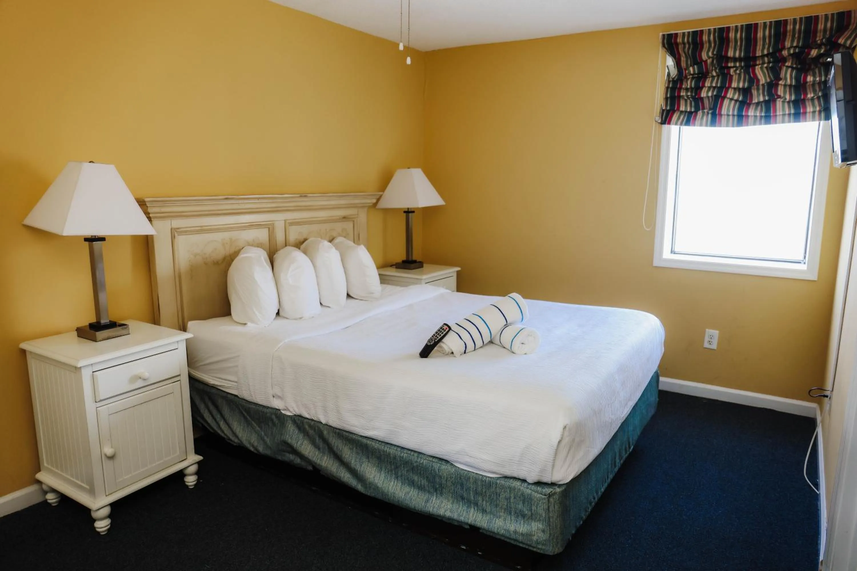 Bed in Ocean Club Resort Myrtle Beach a Ramada by Wyndham