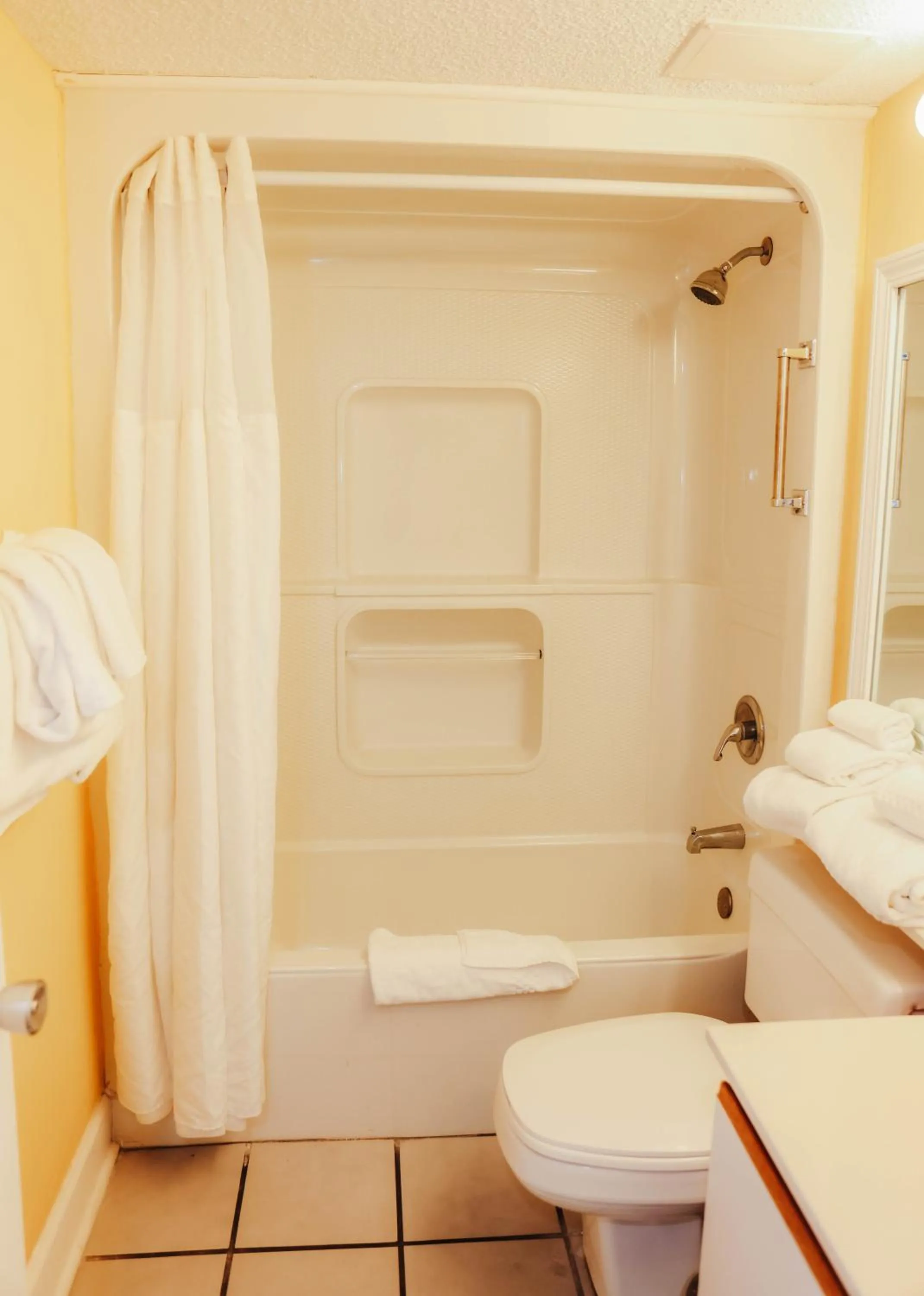 Bathroom in Ocean Club Resort Myrtle Beach a Ramada by Wyndham