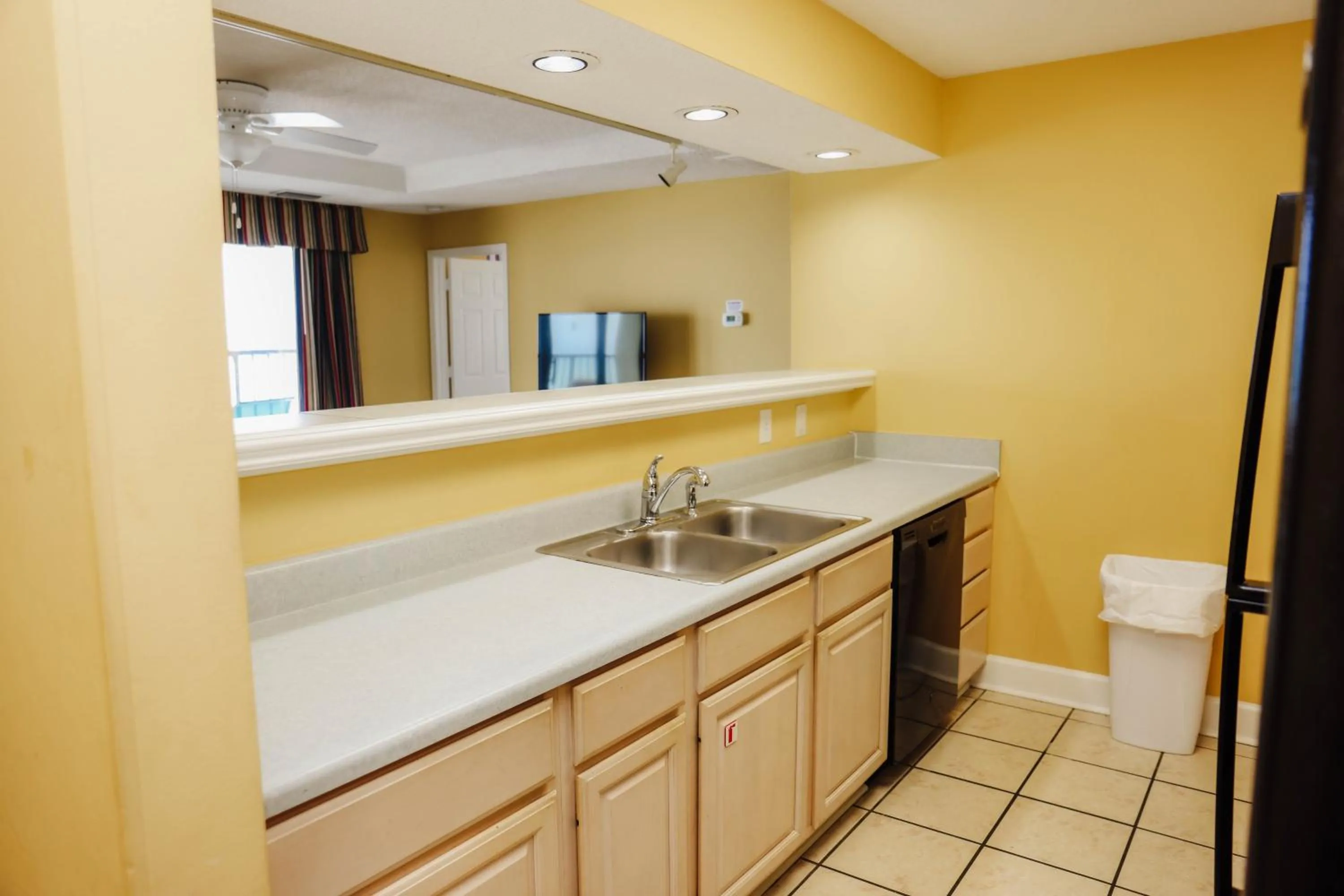 kitchen in Ocean Club Resort Myrtle Beach a Ramada by Wyndham