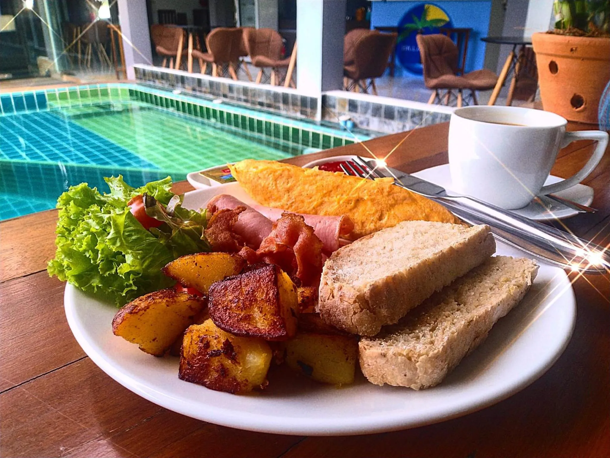 Restaurant/places to eat in Billabong Hotel and Cafe