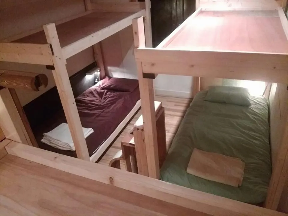 Bed in ILA Hakushu Guesthouse