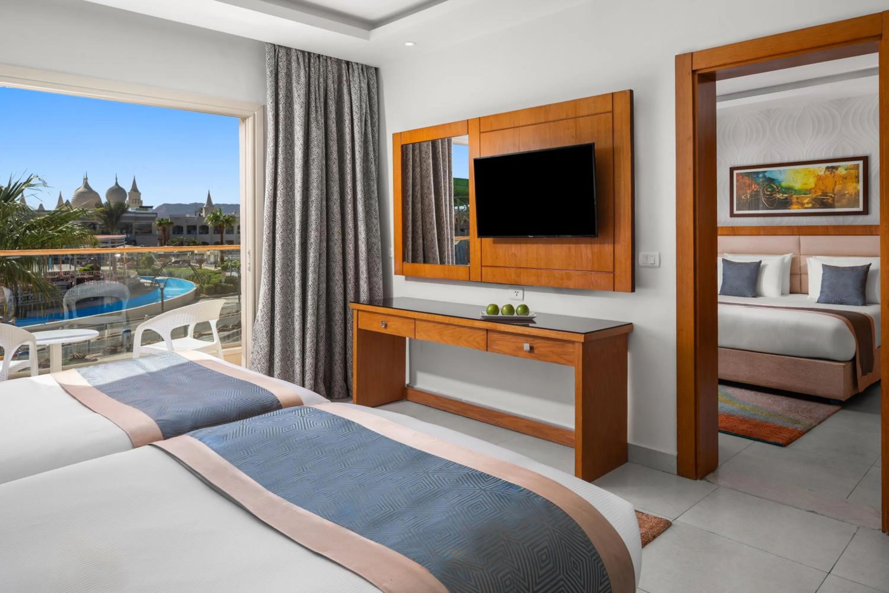 Bed in Pickalbatros Aqua Blu Sharm El Sheikh