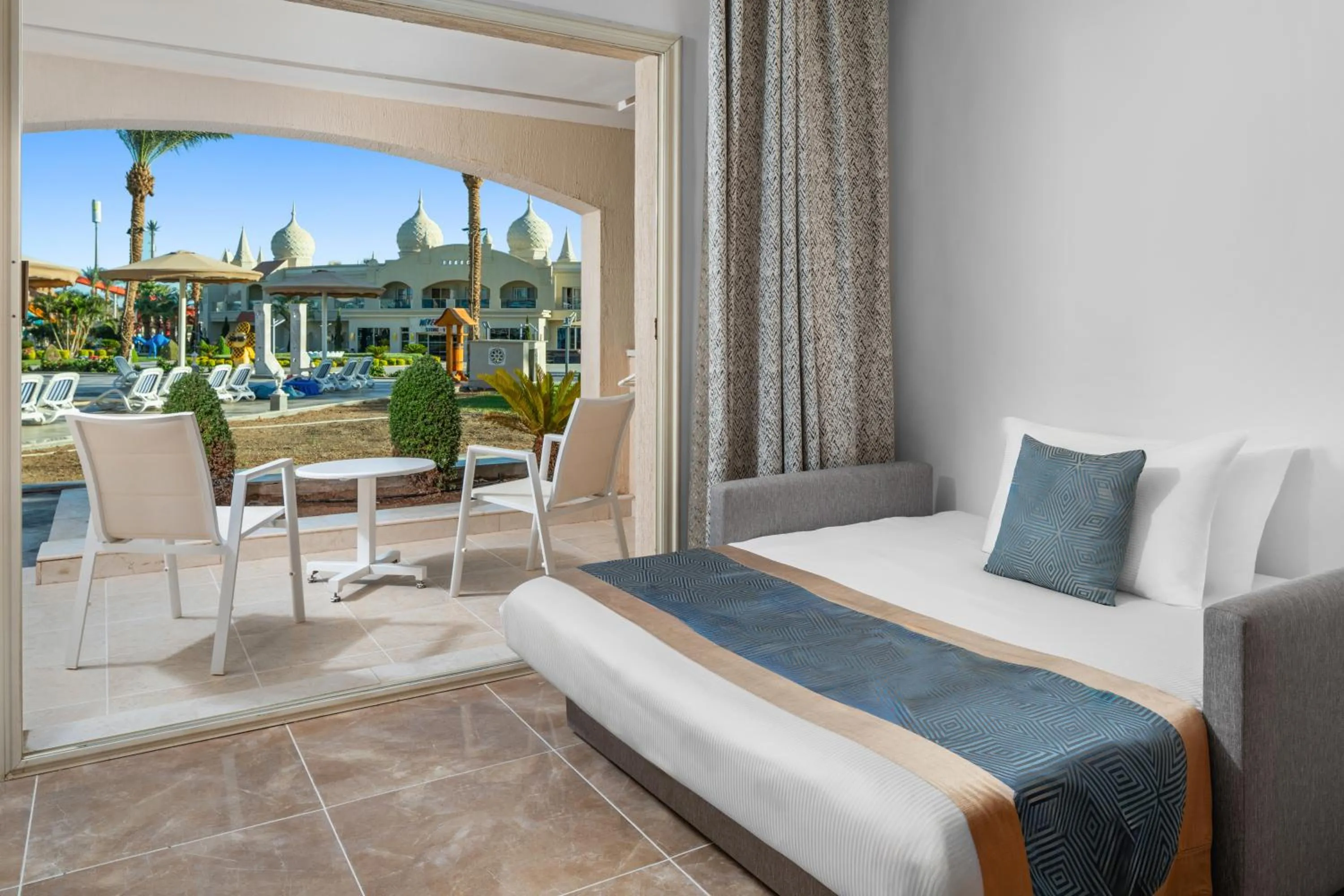 Bed in Pickalbatros Aqua Blu Sharm El Sheikh