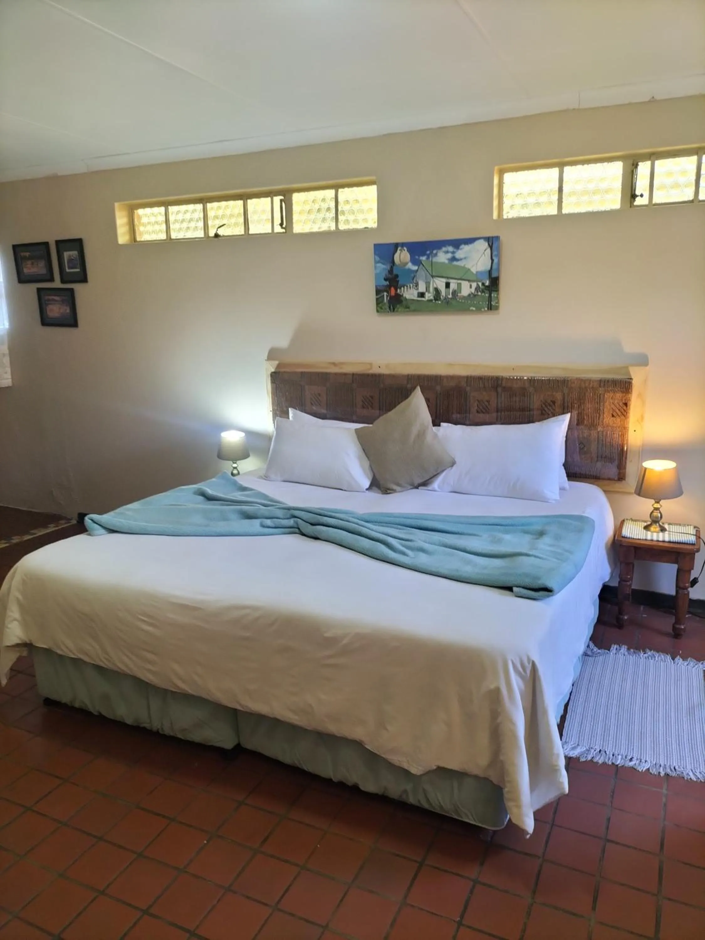 Bed in Amberlight Self Catering Accommodation