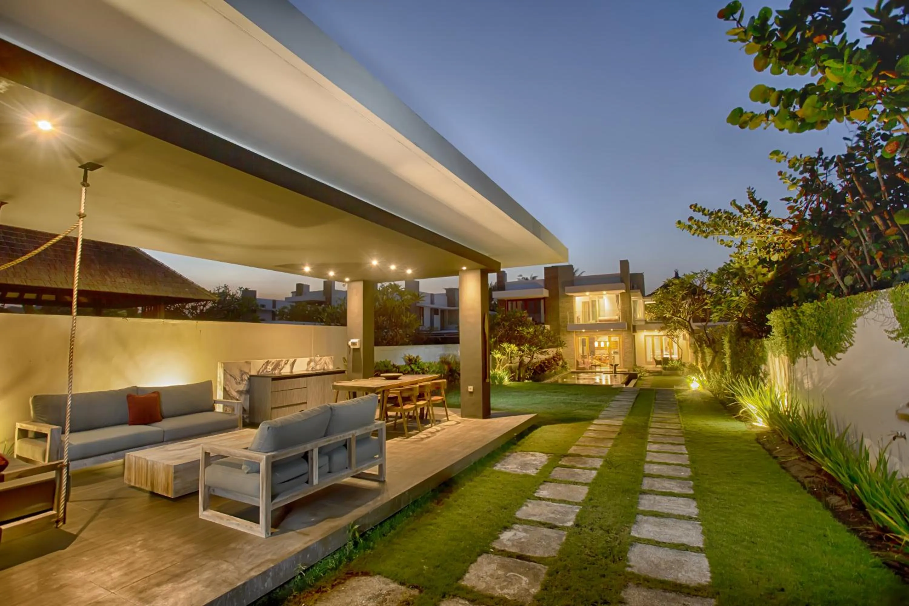 Garden view in Bali Diamond Estates & Villas