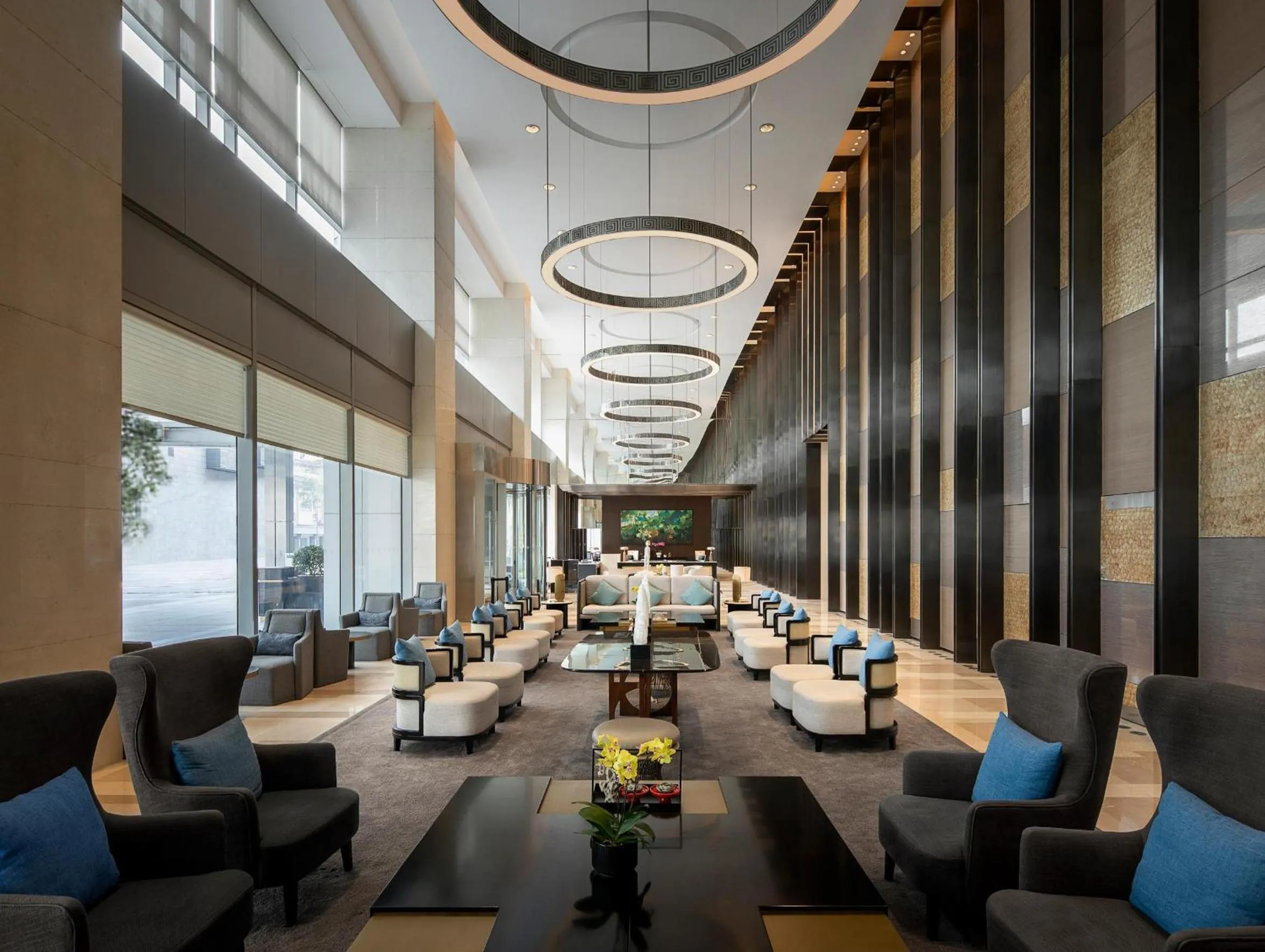 Lobby or reception in Grand ParcVue Hotel Residence Chengdu
