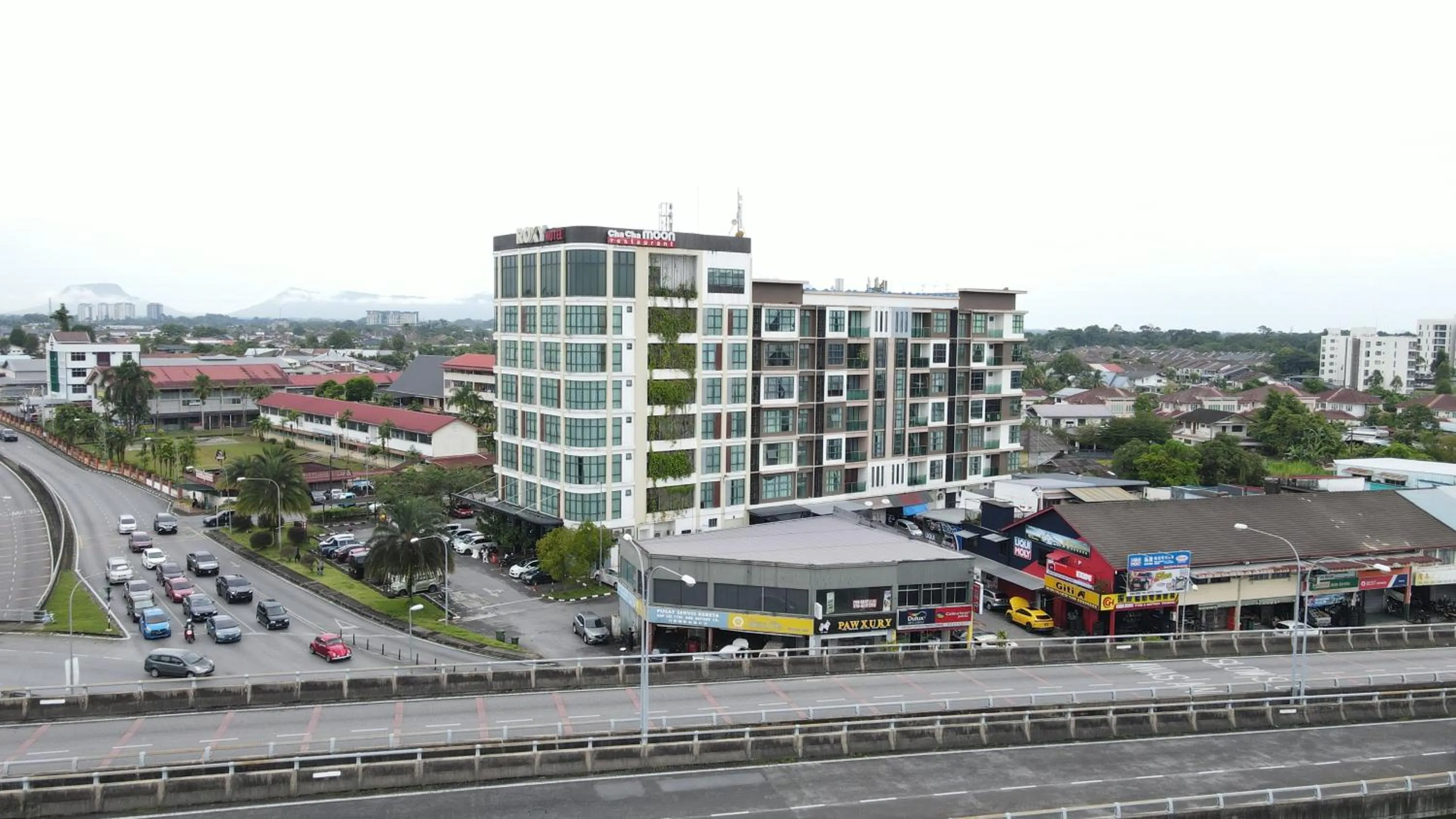 Property building in Roxy Hotel & Apartments