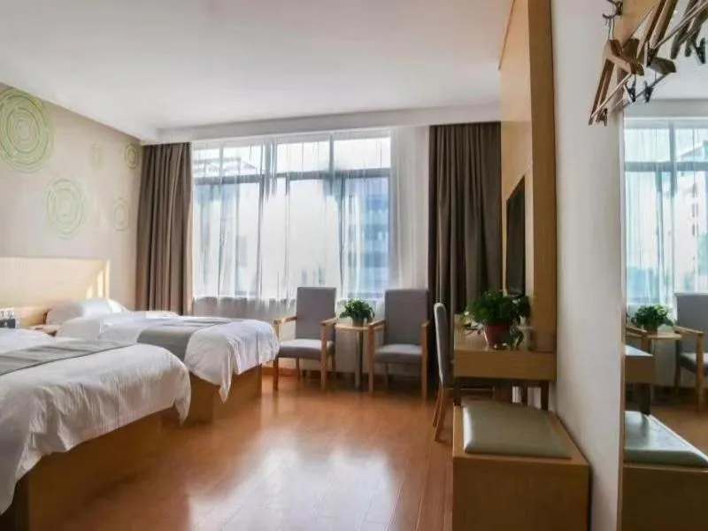 Bed in GreenTree Inn Jiangxi Yingtan Xinjiang Area Government No. 1 Middle Business Hotel