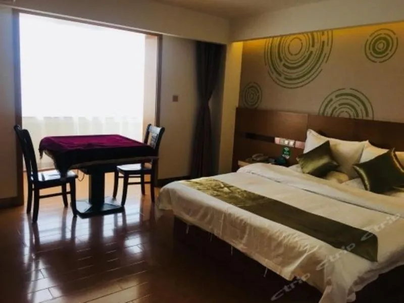 Bed in GreenTree Inn Shanxi Jinzhong South of Pingyao Ancient City Express Hotel