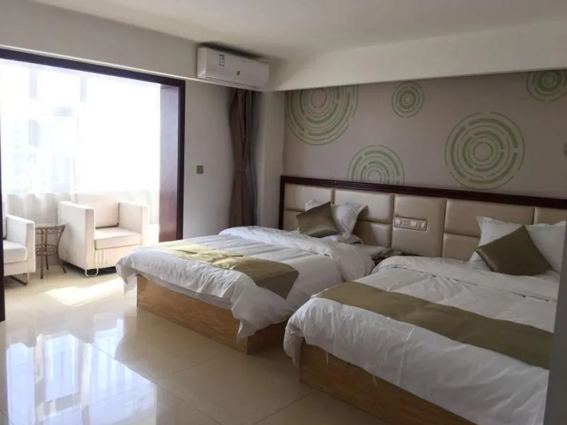 Bed in GreenTree Inn Shanxi Jinzhong South of Pingyao Ancient City Express Hotel