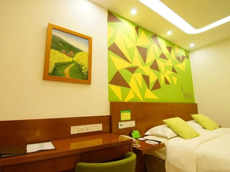 Bed in Vatica AnHui Fuyang Linquan South Jiefang Hotel.