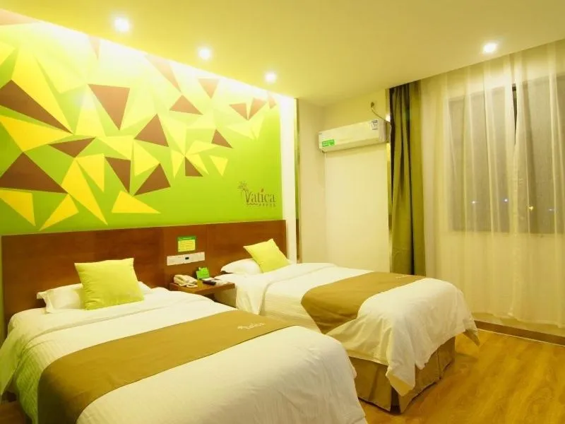 Bed in Vatica AnHui Fuyang Linquan South Jiefang Hotel.