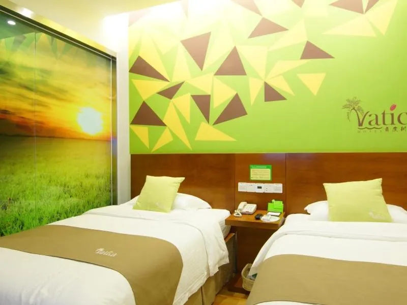 Bed in Vatica AnHui Fuyang Linquan South Jiefang Hotel.