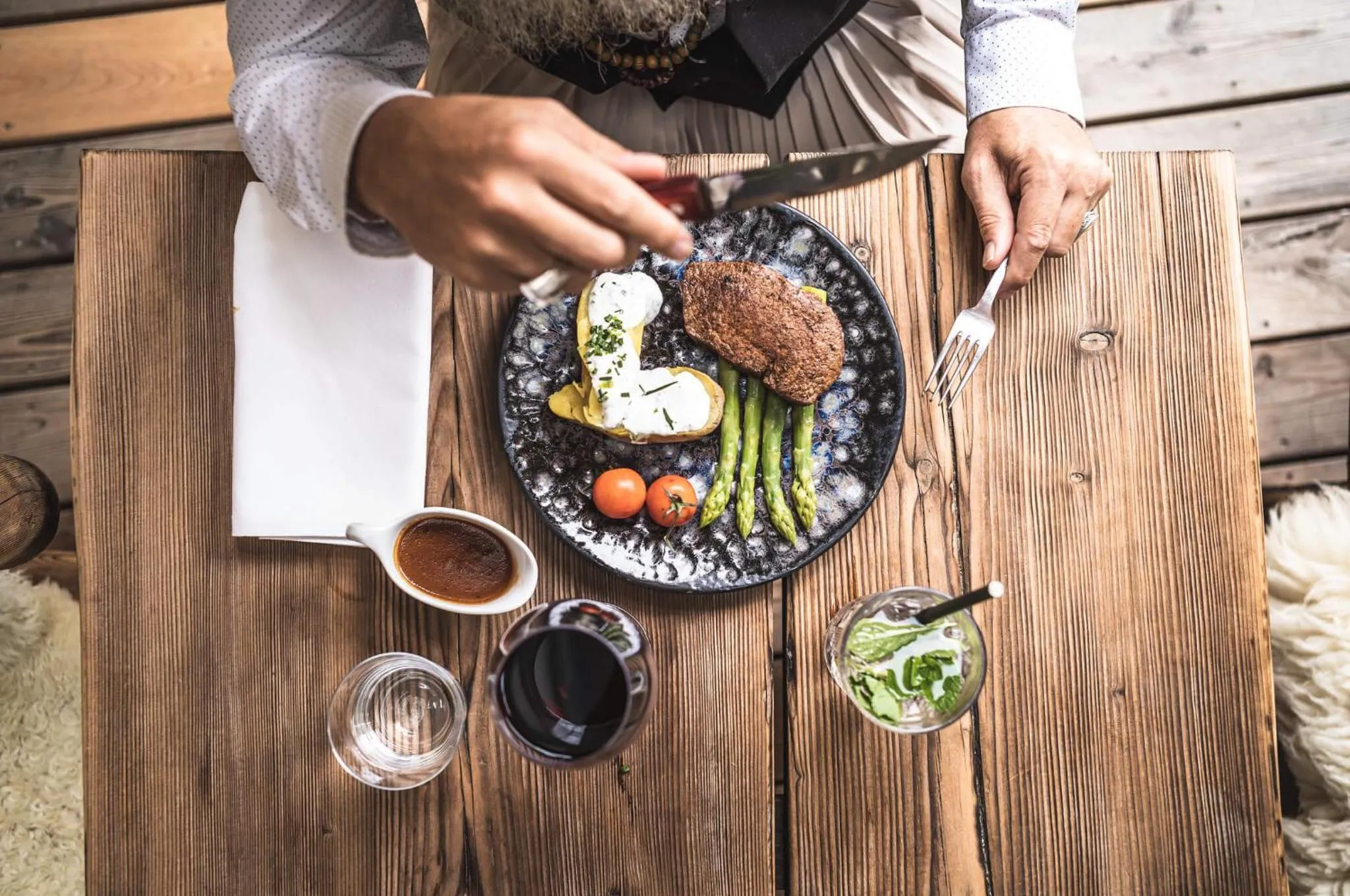 Restaurant/places to eat in Hotel Das Falkenstein