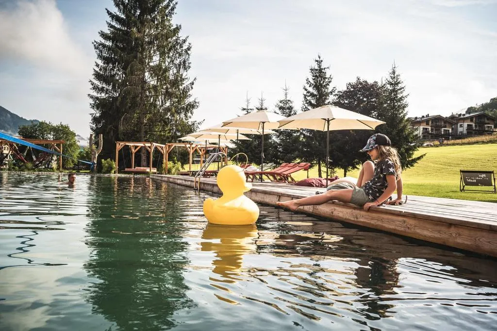 Garden in Hotel Das Falkenstein