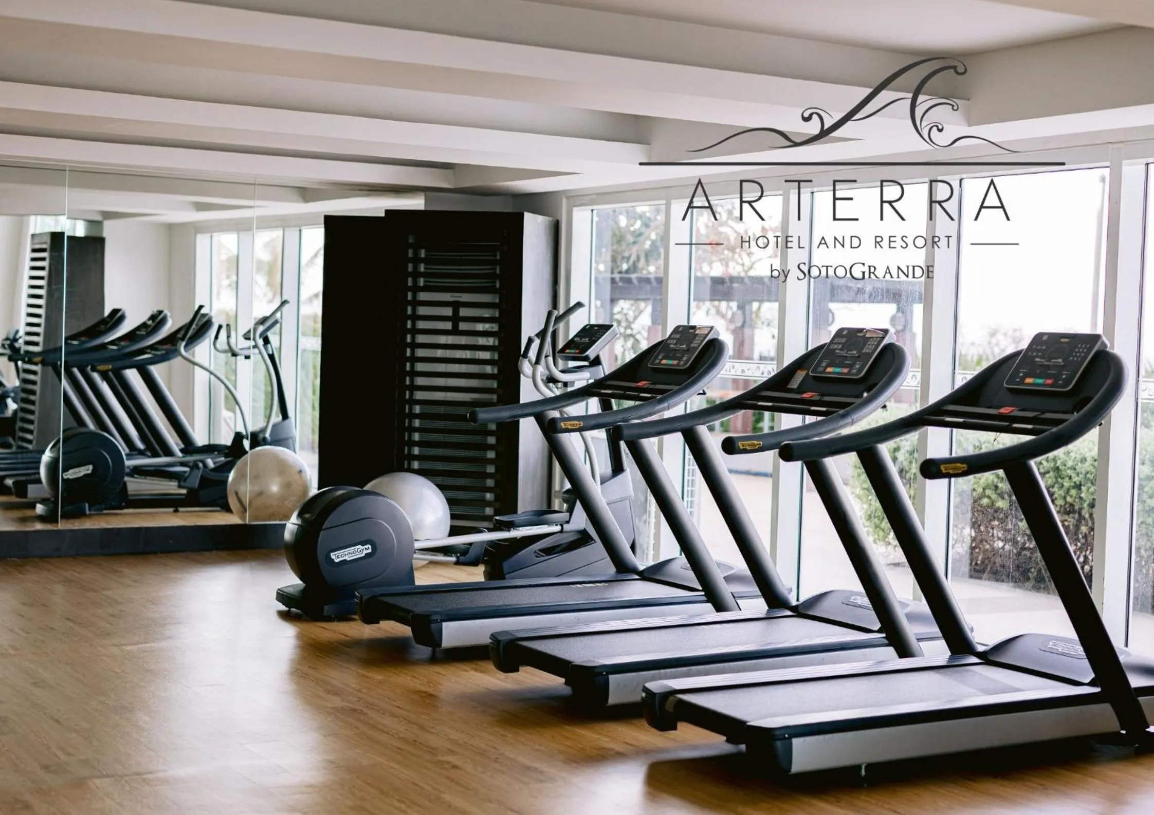 Fitness centre/facilities in Arterra Hotel and Resort