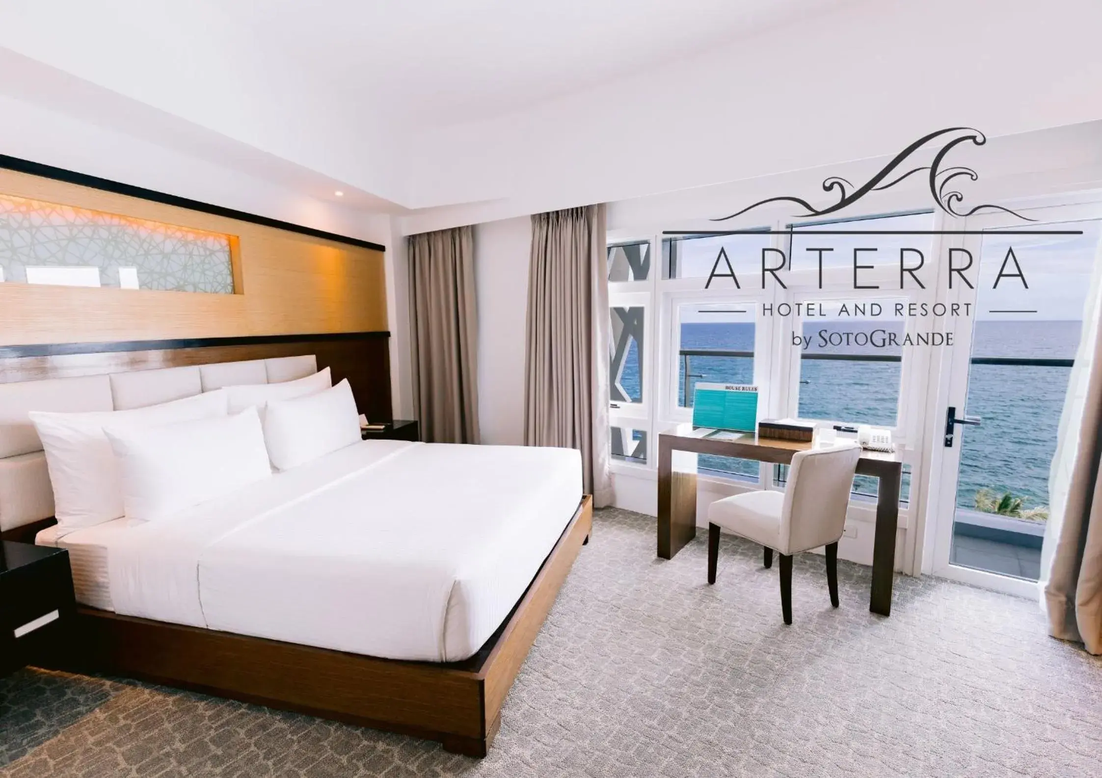 Deluxe King Room with Sea View in Arterra Hotel and Resort Deluxe King Room with Sea View in Arterra Hotel and Resort