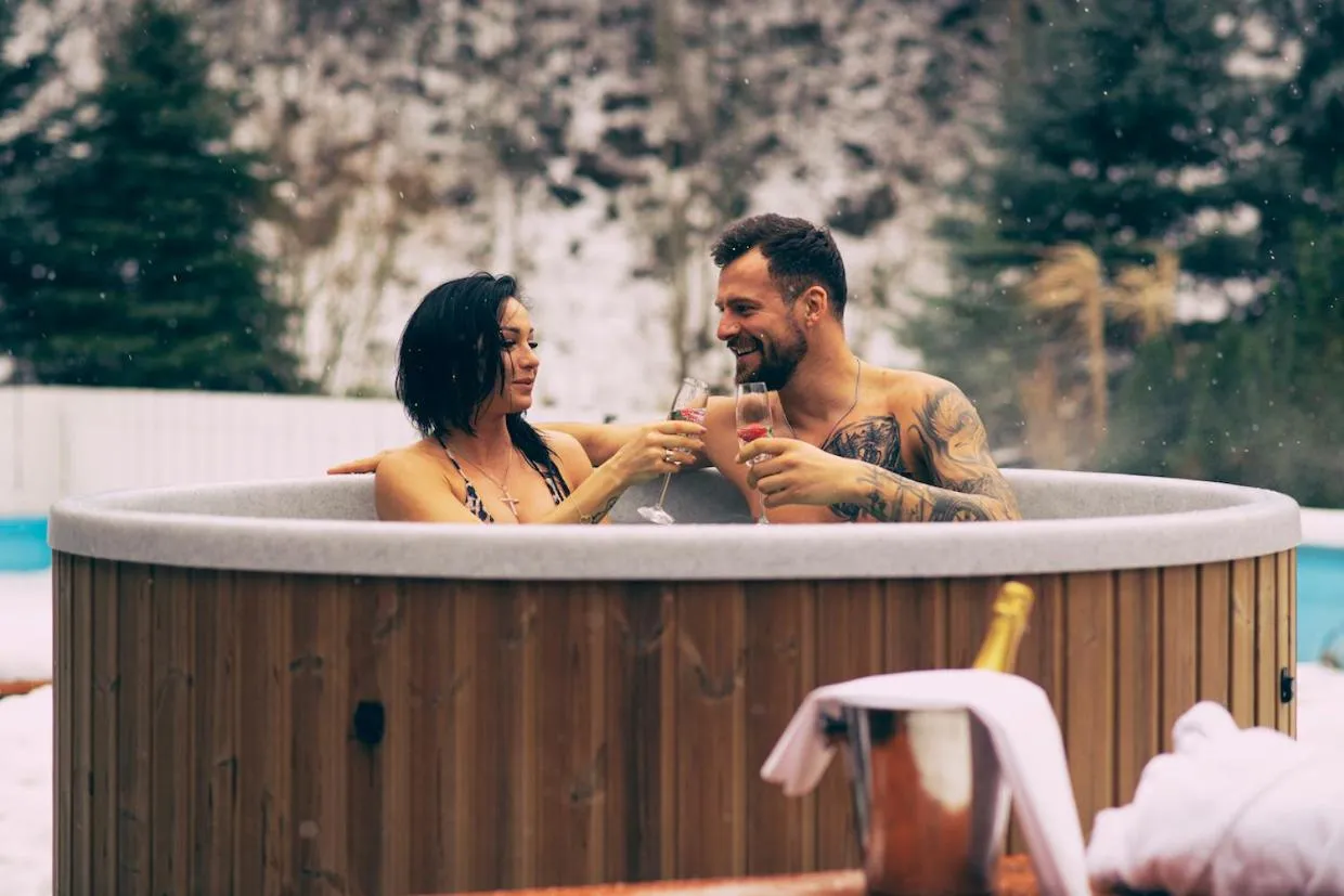 Hot Tub in Hotel Kotarz Spa&Wellness