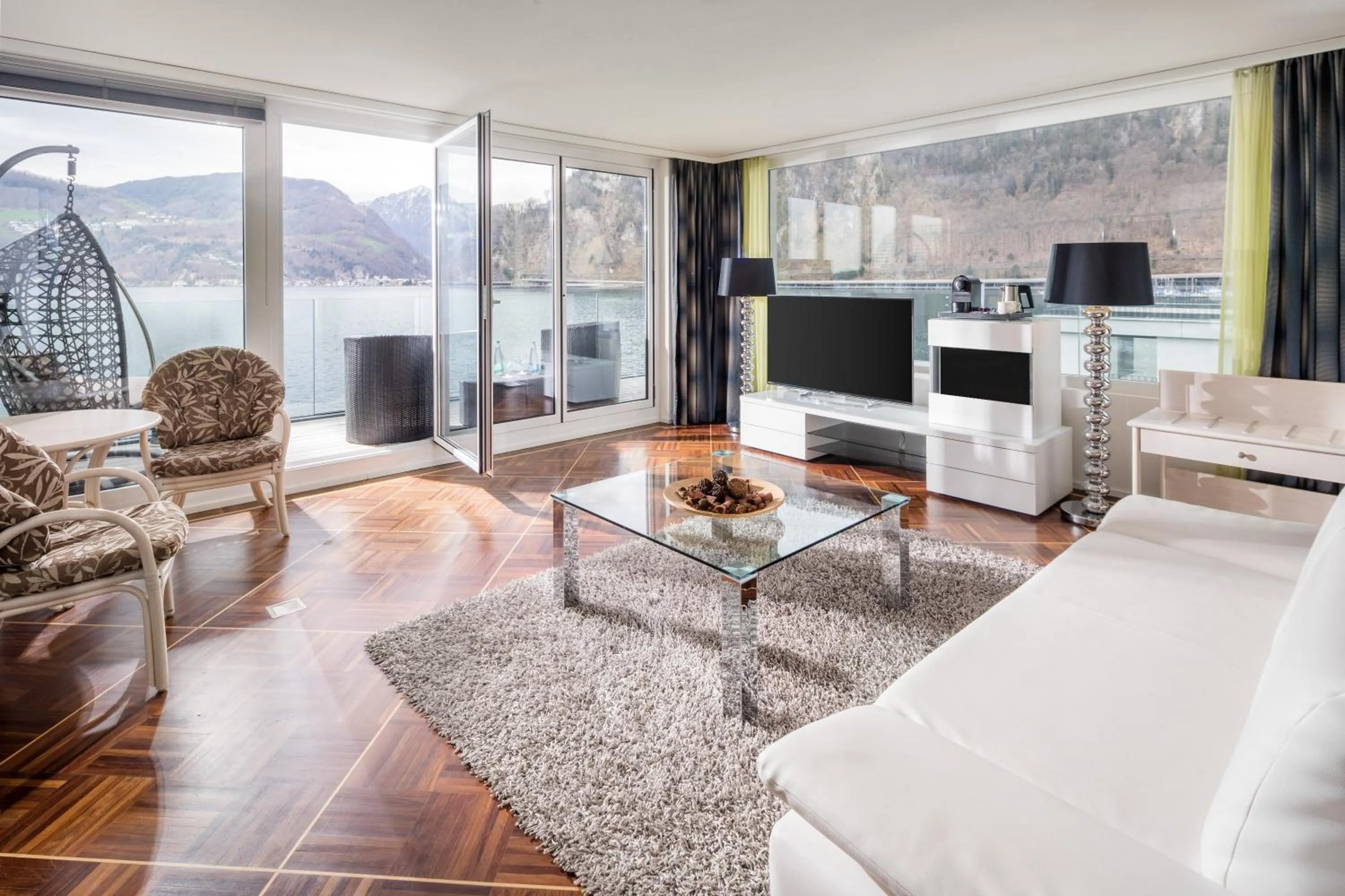Living room in Seehotel Pilatus