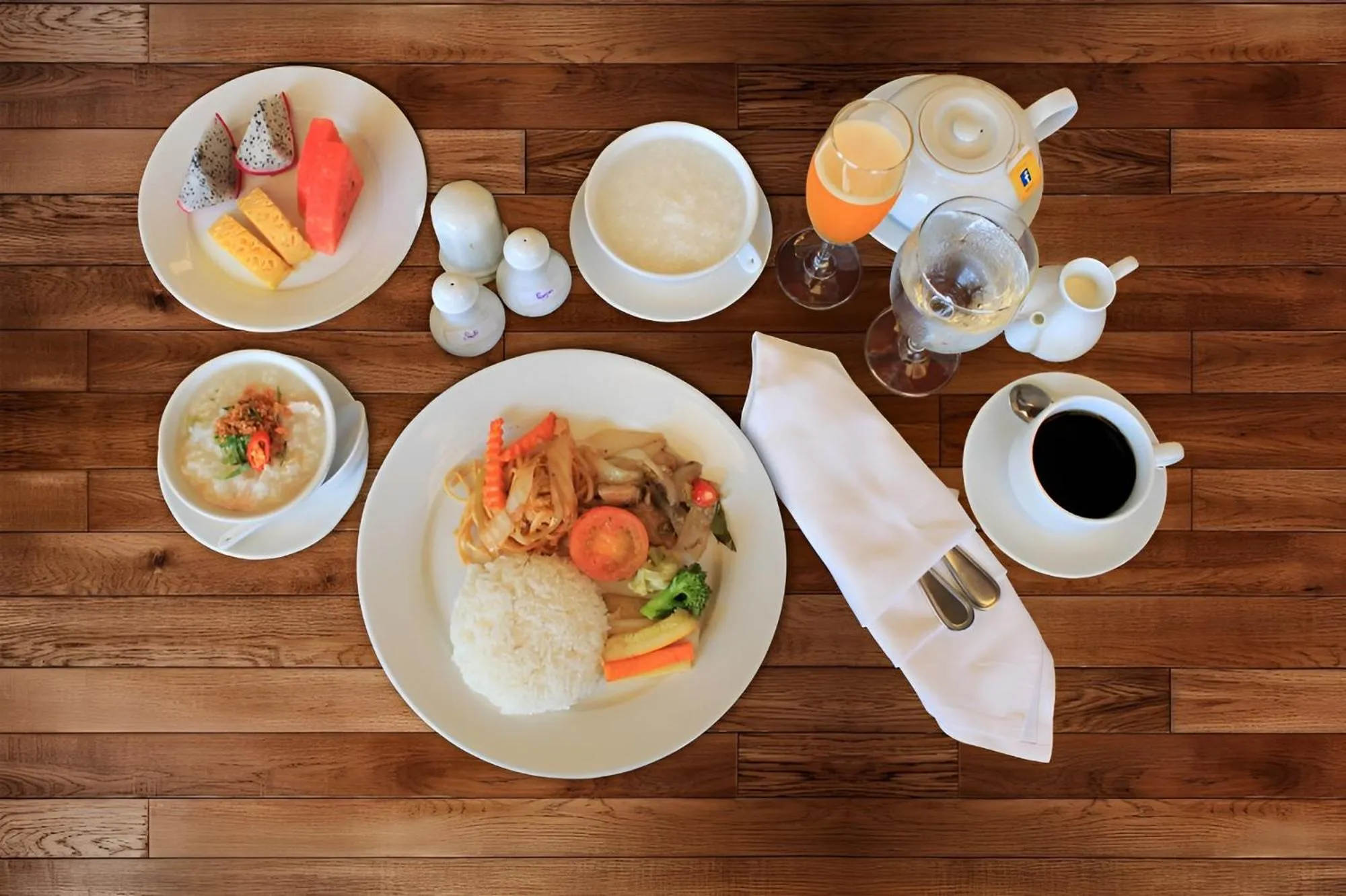 Breakfast in Cheathata CTA Hotel Siem Reap