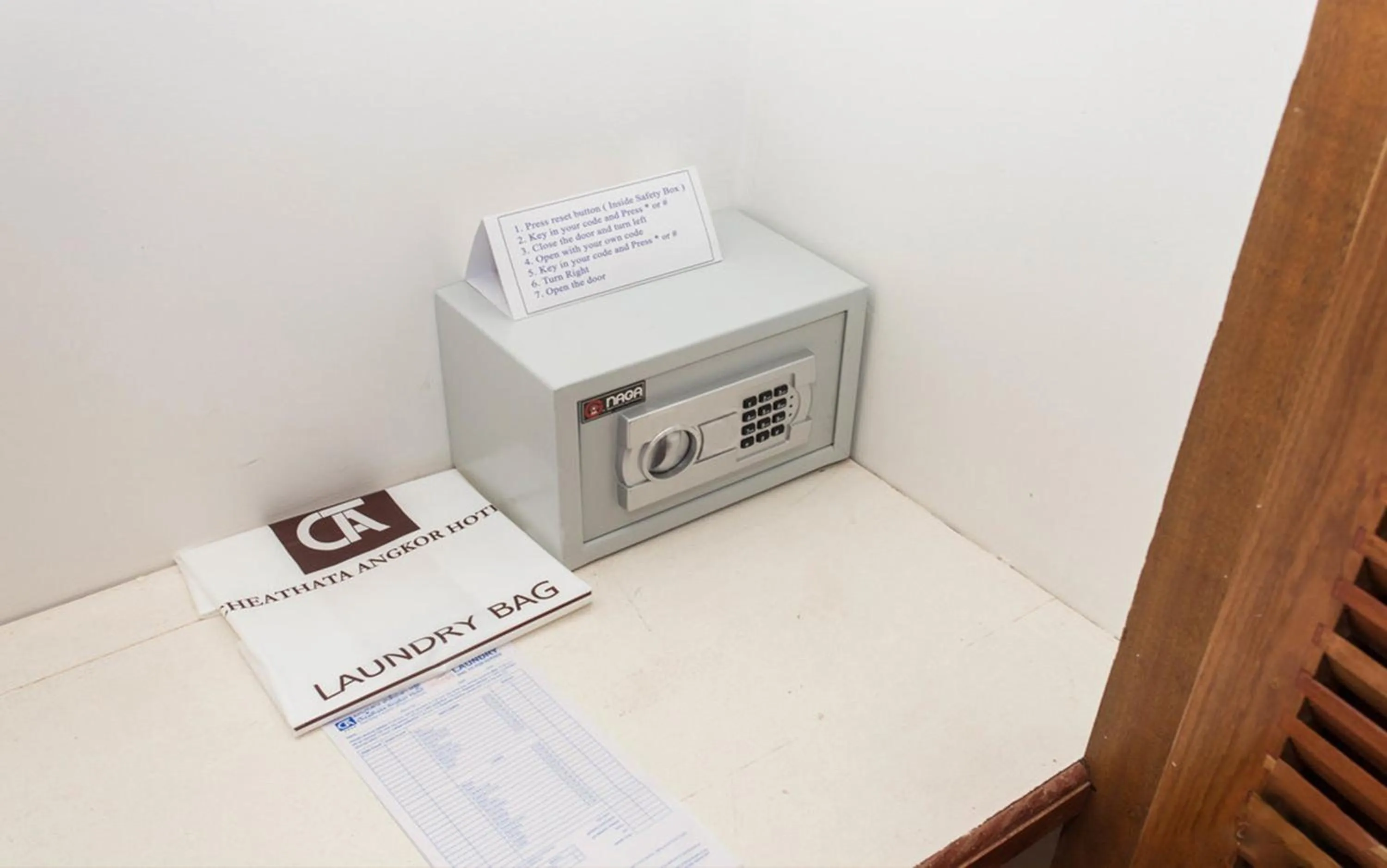 safe in Cheathata CTA Hotel Siem Reap