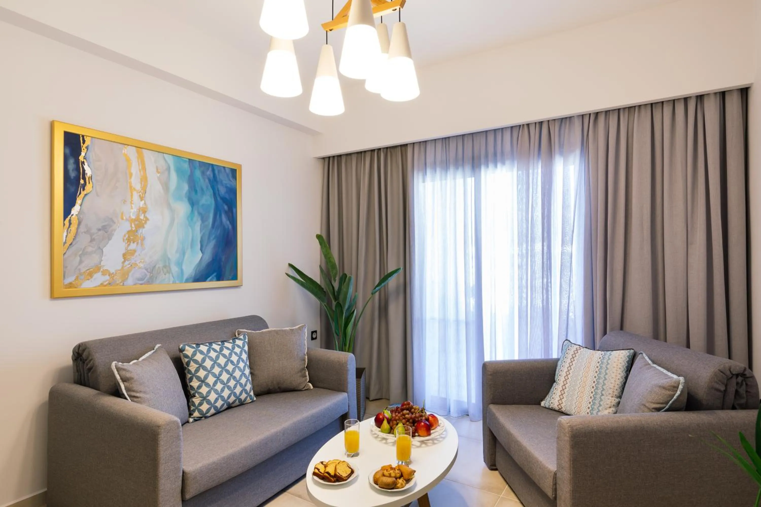 Living room in Belvedere Luxury Apartments & Spa